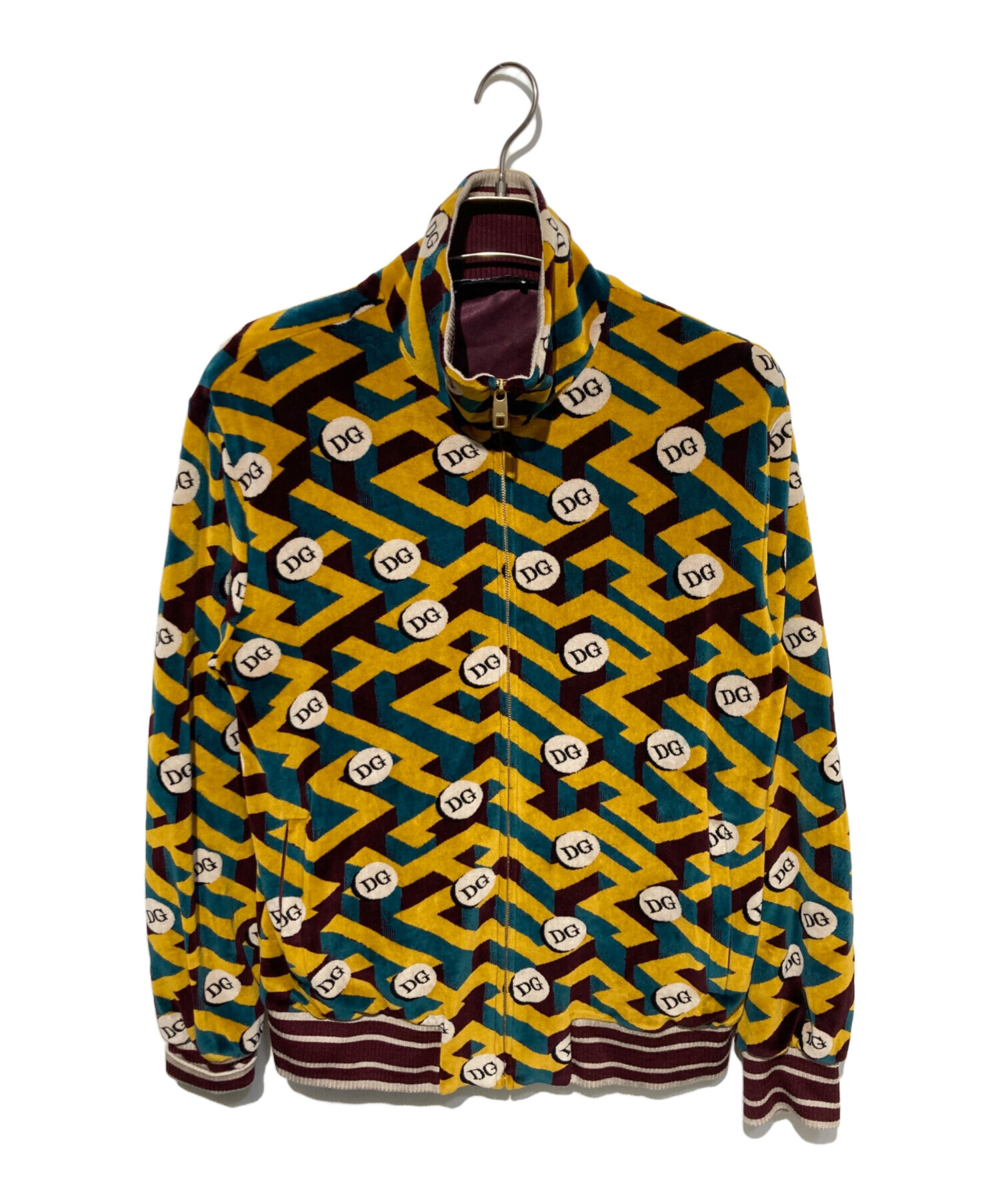 DOLCE&GABBANA CALCIO トラックジャケット 中古・古着通販】DOLCE & GABBANA (ドルチェ＆ガッバーナ) ベロア