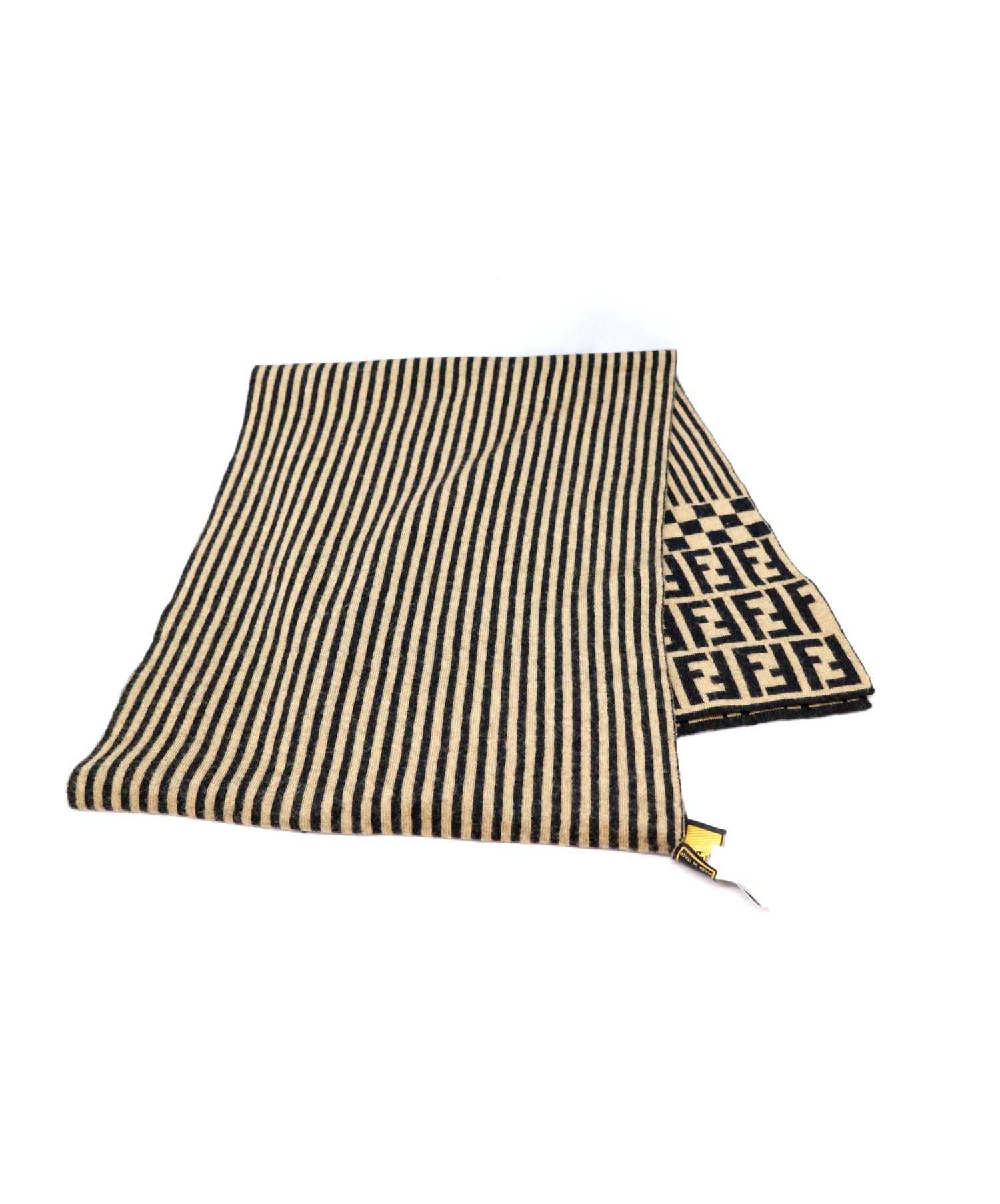 FENDI ストライプストール【未使用品】 中古・古着通販】FENDI (フェンディ) ストール ストライプ ズッカ