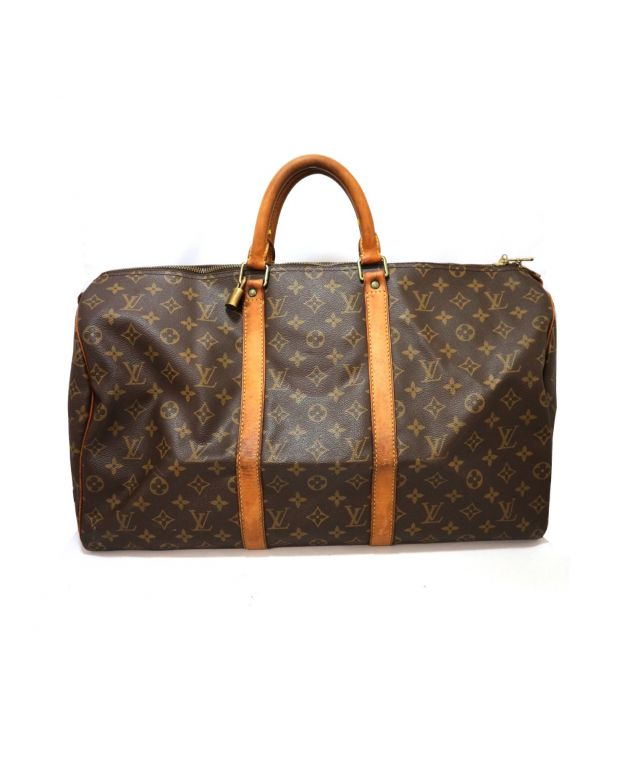 中古・古着通販】LOUIS VUITTON (ルイヴィトン) キーポル50 ブラウン