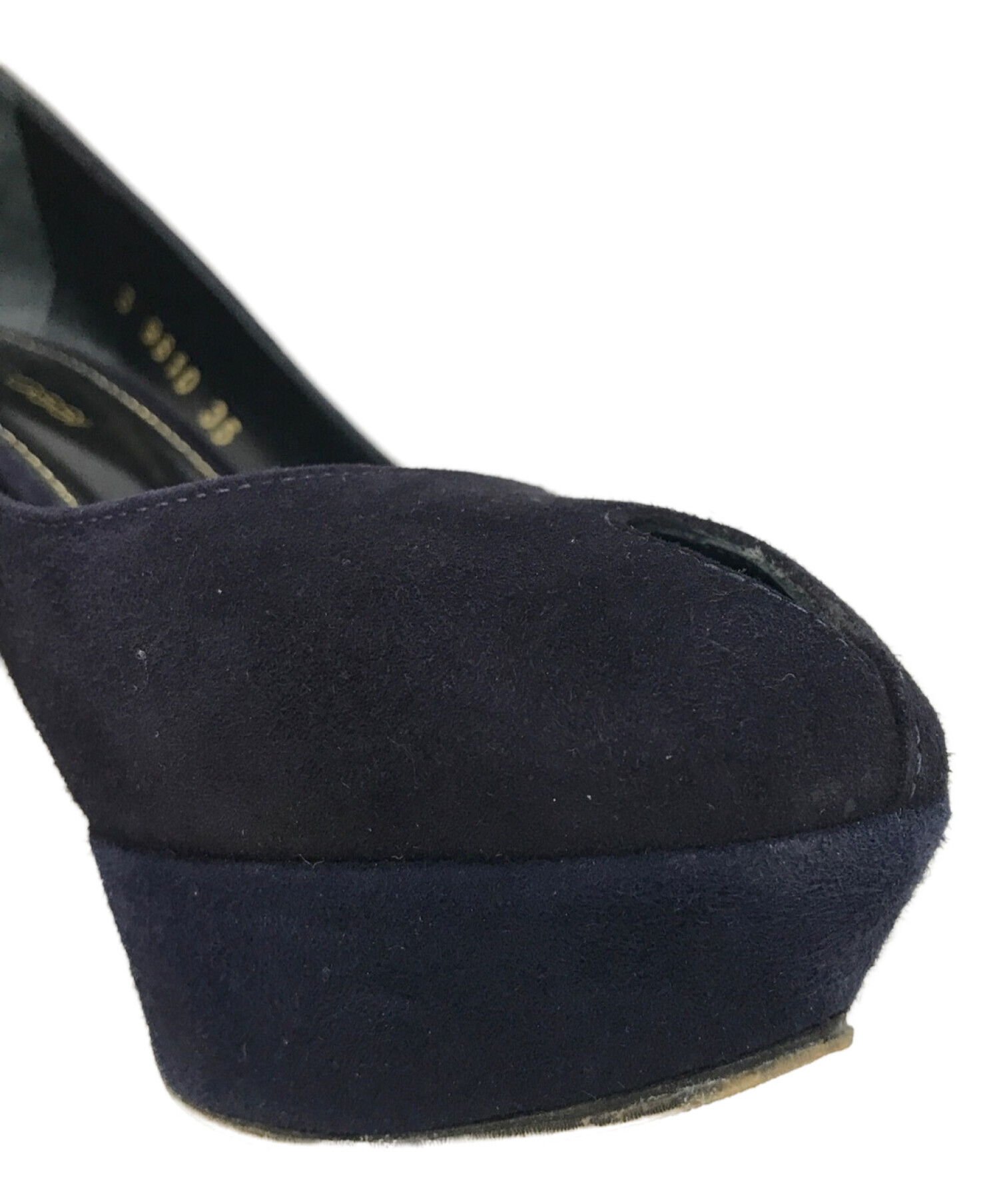 中古・古着通販】sergio rossi (セルジオロッシ) パンプス ネイビー