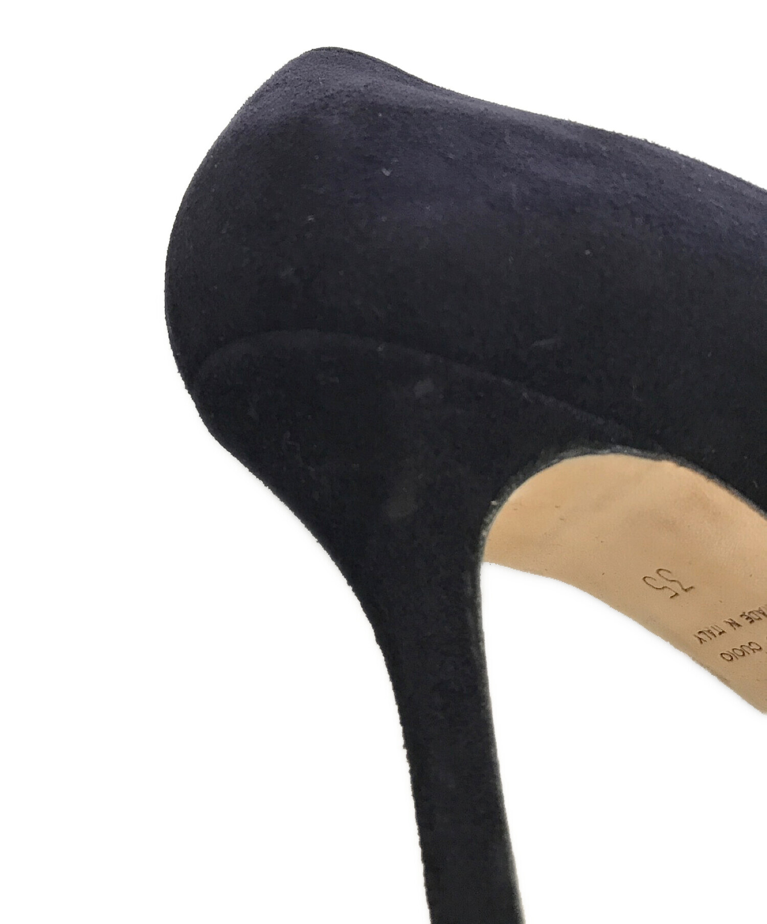 中古・古着通販】sergio rossi (セルジオロッシ) パンプス ネイビー