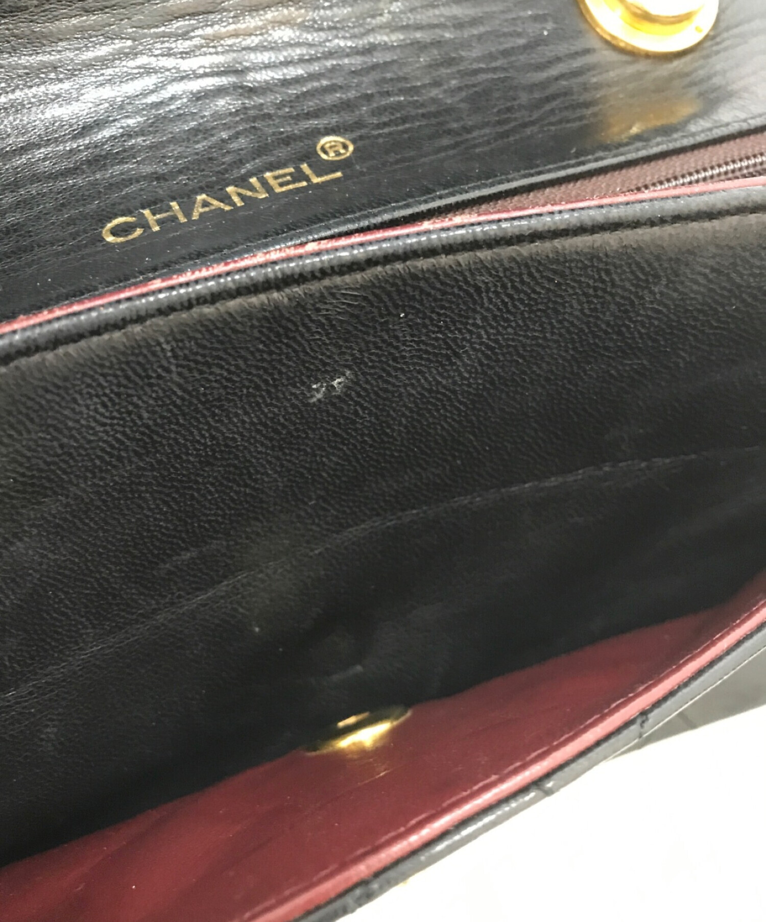 中古・古着通販】CHANEL (シャネル) チェーンハンドルバッグ ブラック 