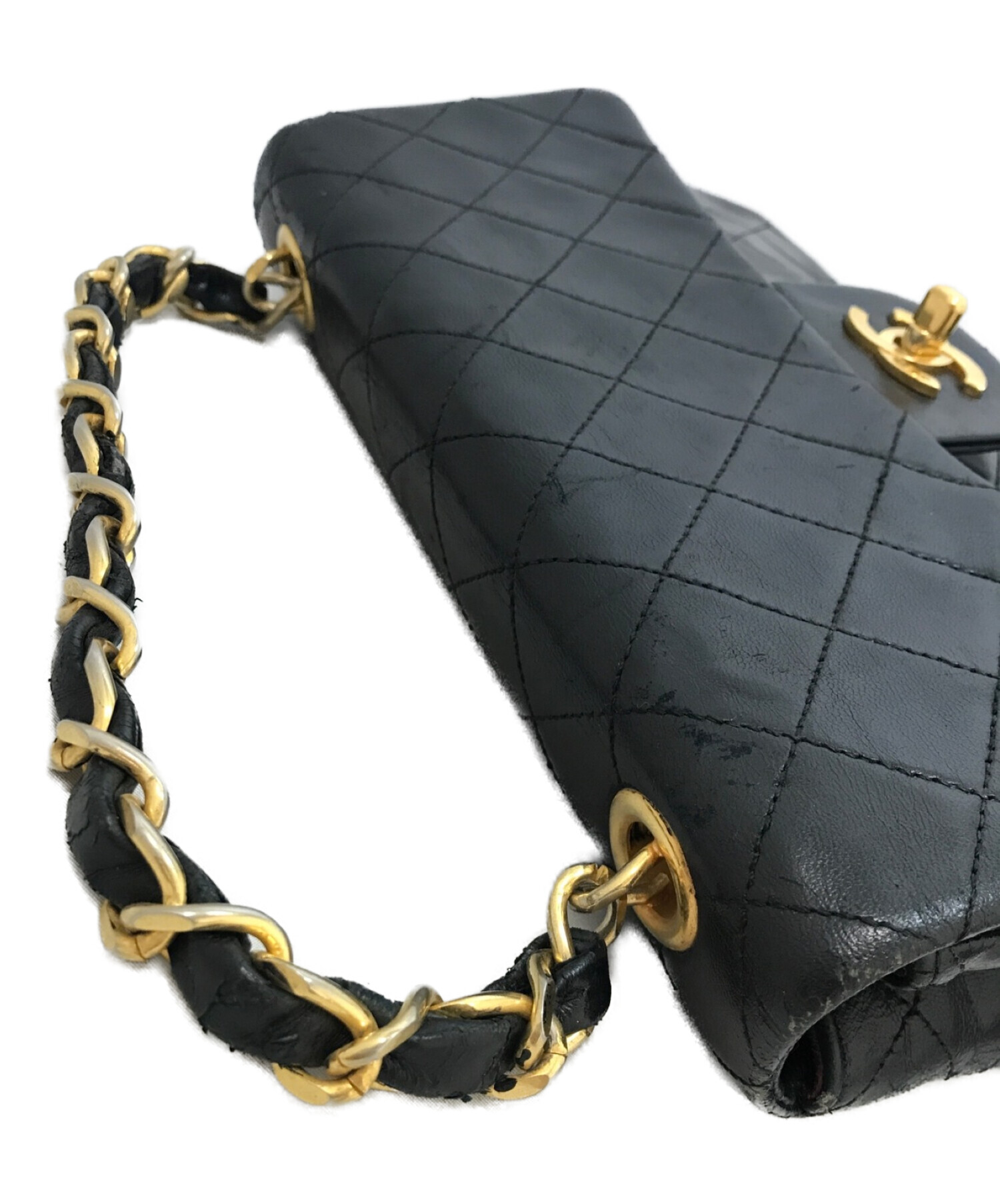 【トレファク イオンモール常滑店】CHANELのチェーンハンドルバッグです。 中古・古着通販】CHANEL (シャネル) チェーンハンドルバッグ ブラック