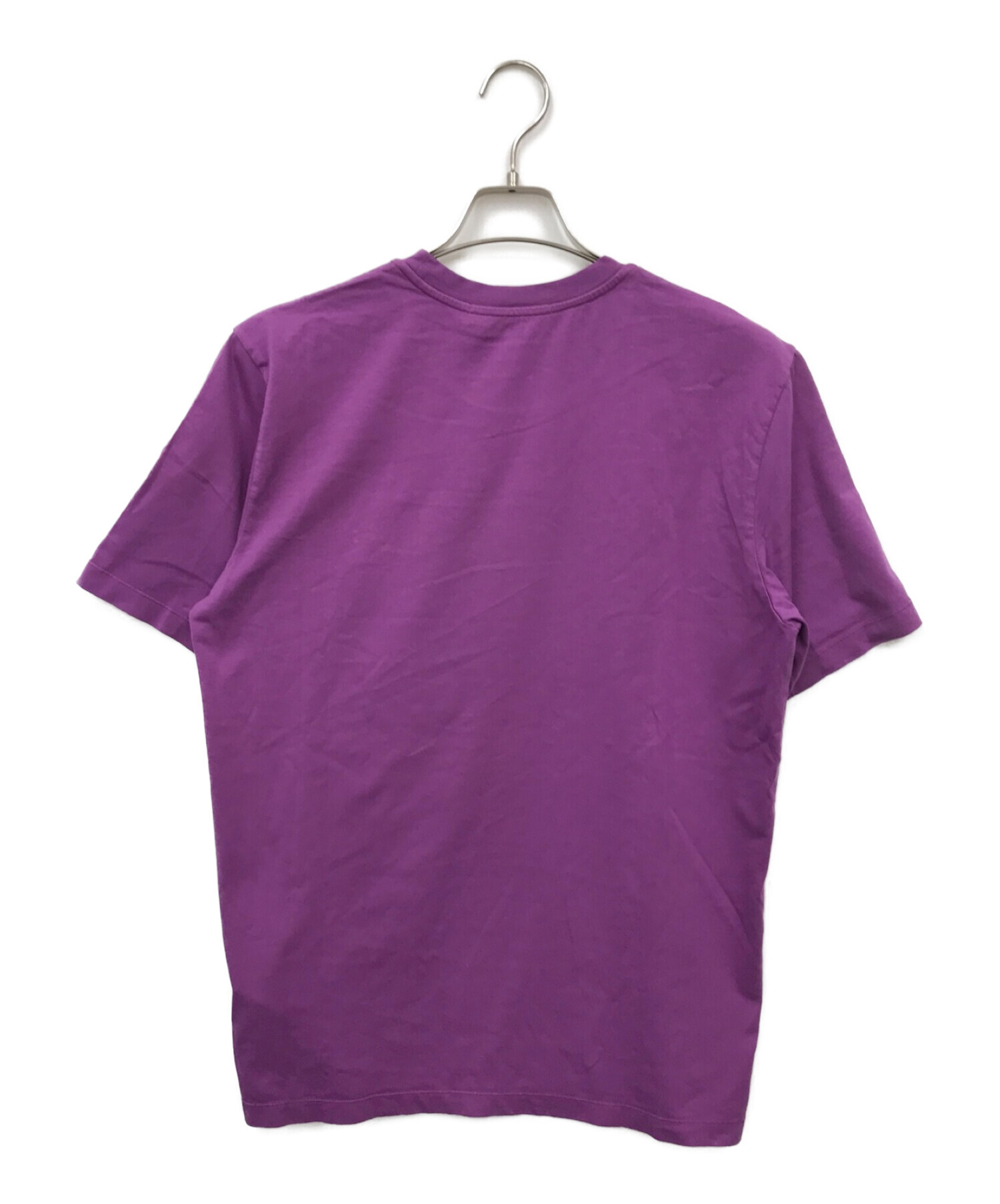 中古・古着通販】MSGM (エムエスジーエム) ロゴTシャツ パープル 
