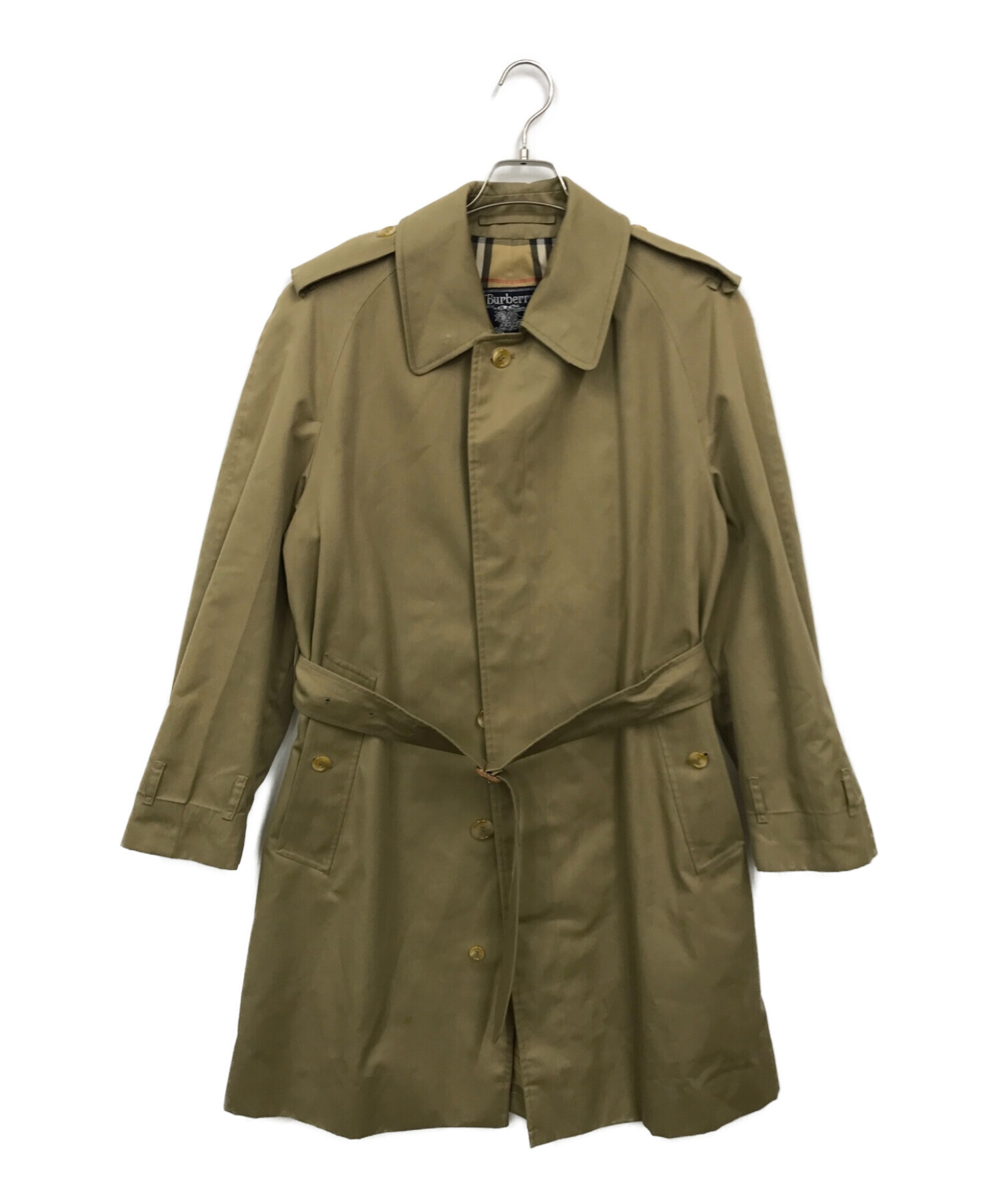 【未使用保管品】バーバリーズ ステンカラーコート ベージュ系 フル装備　Ｍ 中古・古着通販】Burberry's (バーバリーズ) ステンカラーコート