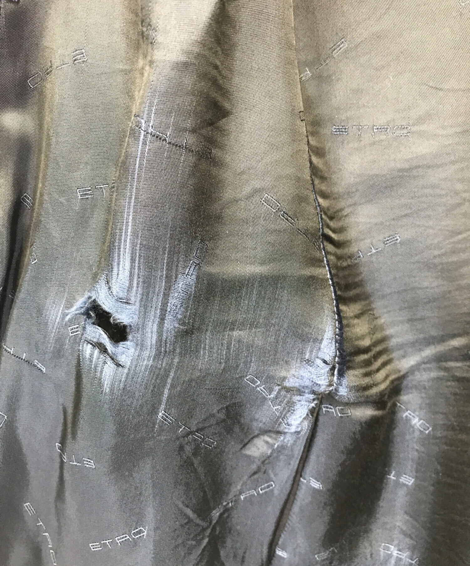 中古・古着通販】ETRO (エトロ) テーラードジャケット ネイビー サイズ