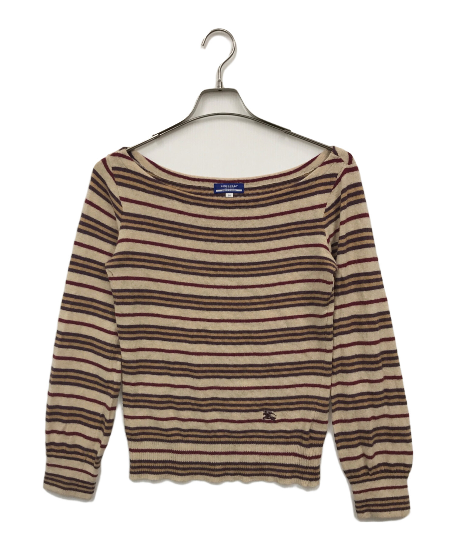 BURBERRY BLUE LABEL 38サイズ ベージュ　カシミヤ100% Burberry Blue Label(バーバリーブルーレーベル) コート サイズ38 M