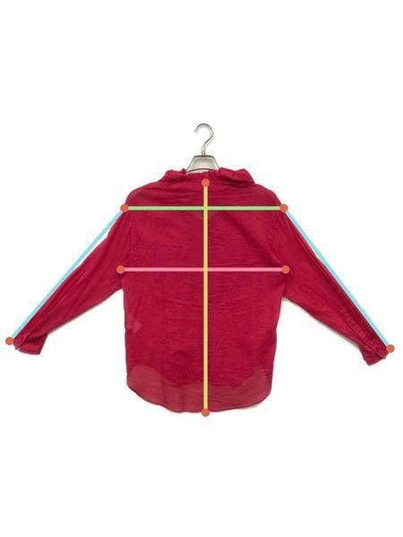 バッカ BACCA 20年製 コットンボイル ラッフルカラーシャツ ブラウス S 中古・古着通販】BACCA (バッカ) コットンボイルラッフルカラーシャツ