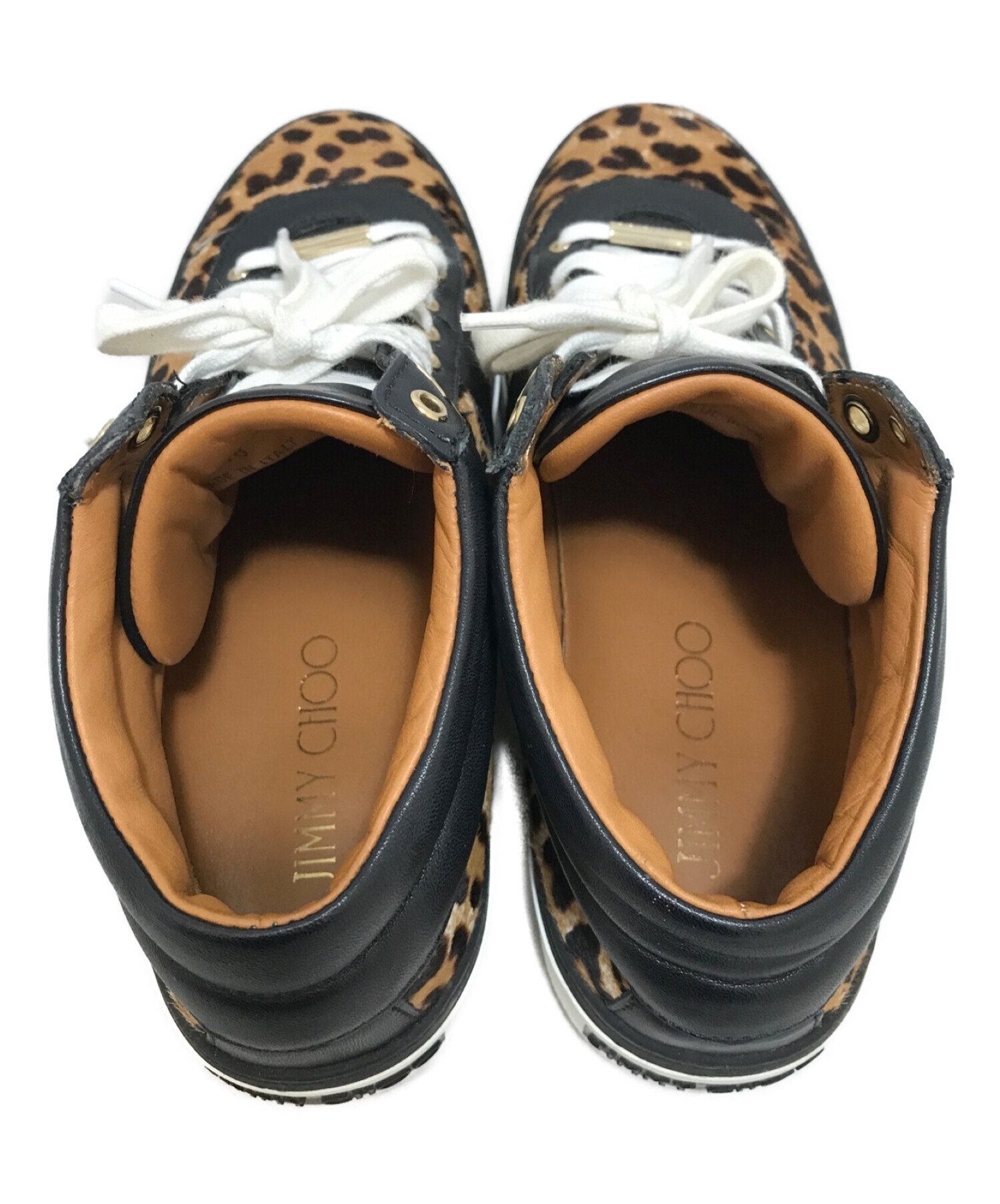 JIMMY CHOO ハラコ　シューズ　未使用 中古・古着通販】JIMMY CHOO (ジミーチュウ) ハラコスニーカー