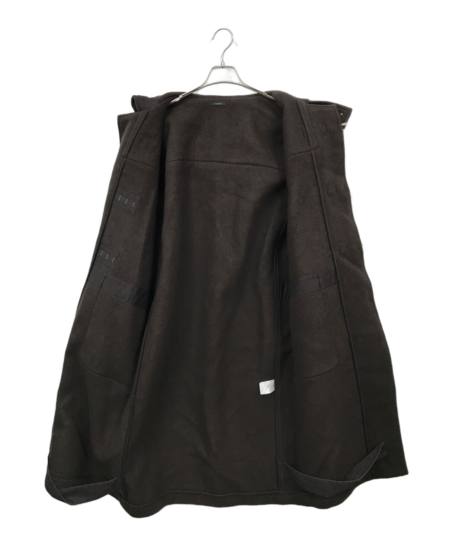 中古・古着通販】leno (リノ) ウールカシミヤダッフルコート ブラウン