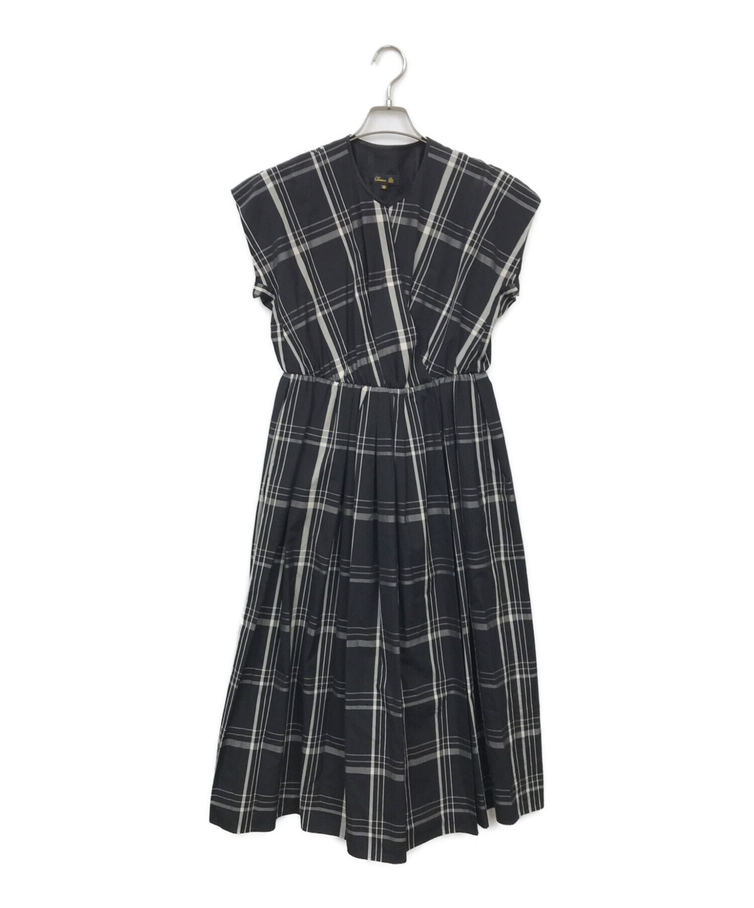 ドゥロワー チェック ワンピース 中古・古着通販】DRAWER (ドゥロワー