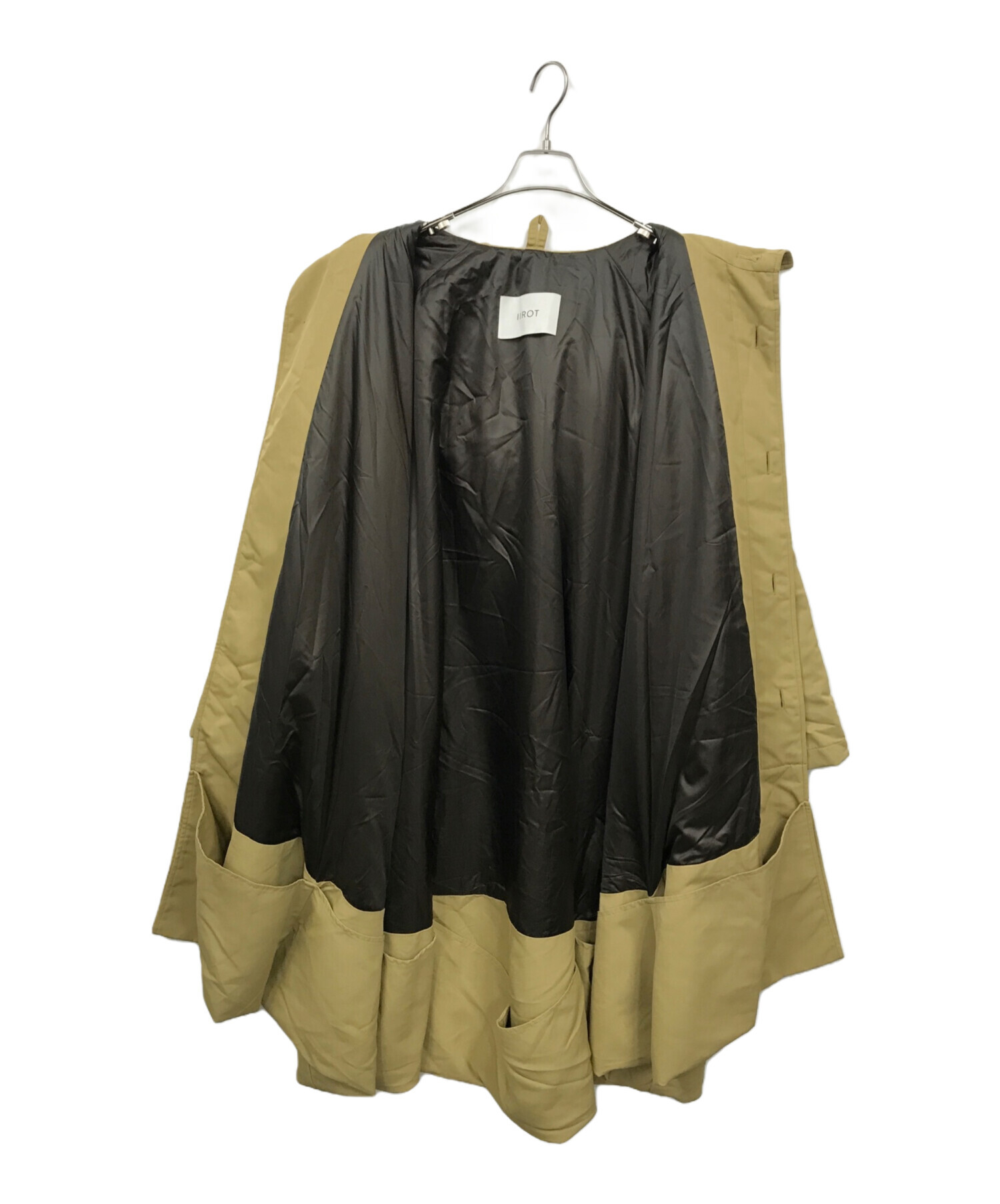 IIROT Nylon Satin Patted Coat