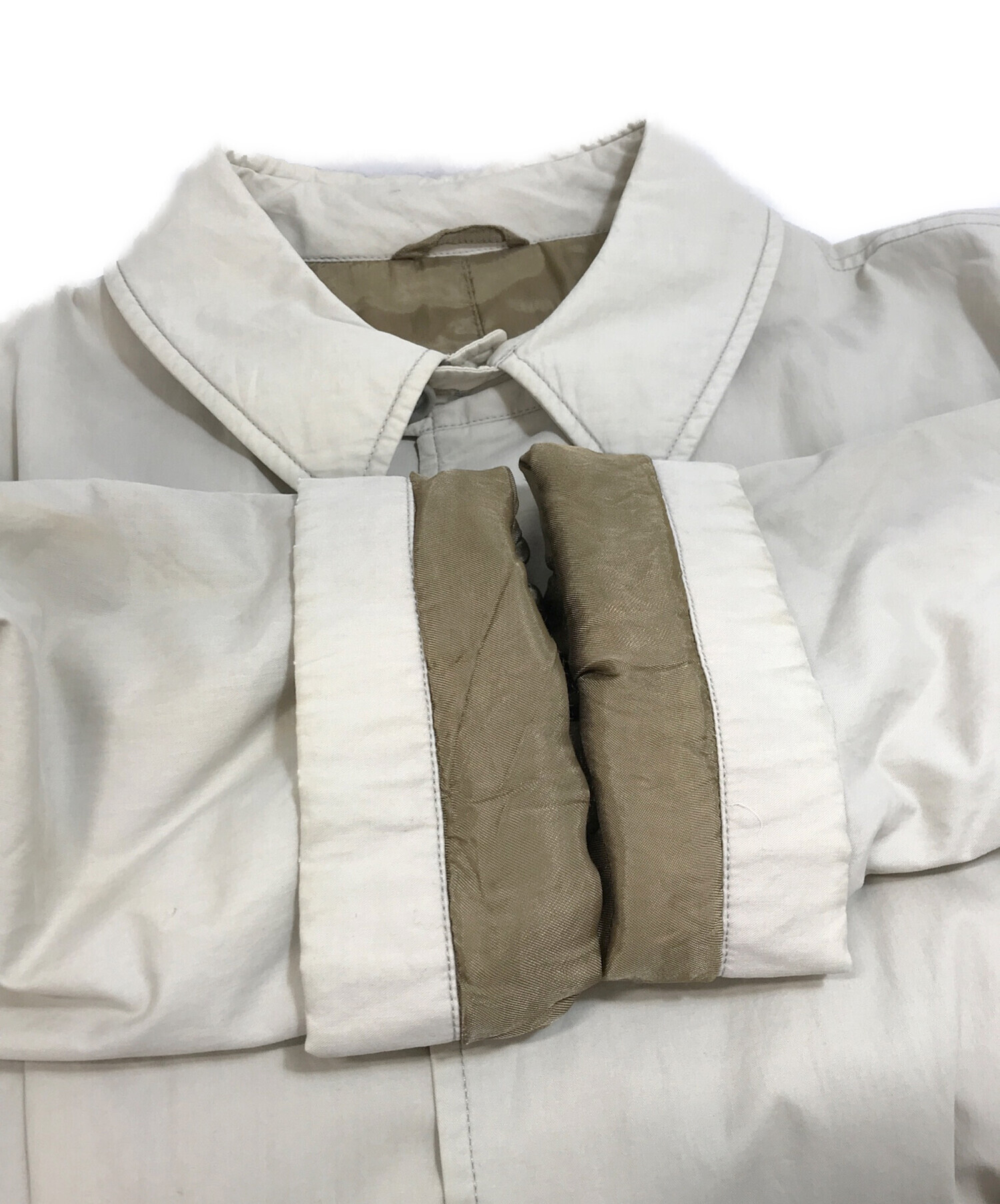 emporio armani エンポリオアルマーニ 洗練 ロングコート 白 emporio armani エンポリオアルマーニ 洗練 ロングコート 白