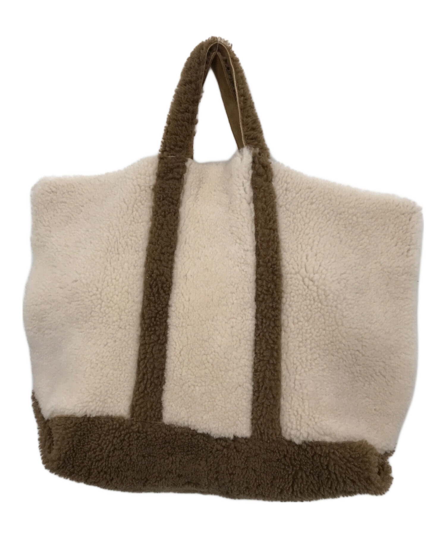 中古・古着通販】CARUS (カルス) ムートントートバッグ ベージュ