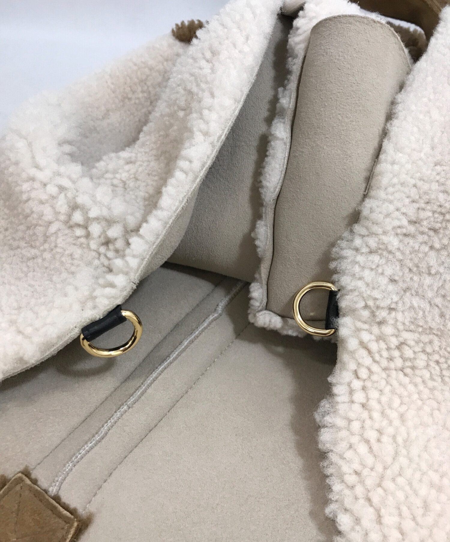 中古・古着通販】CARUS (カルス) ムートントートバッグ ベージュ