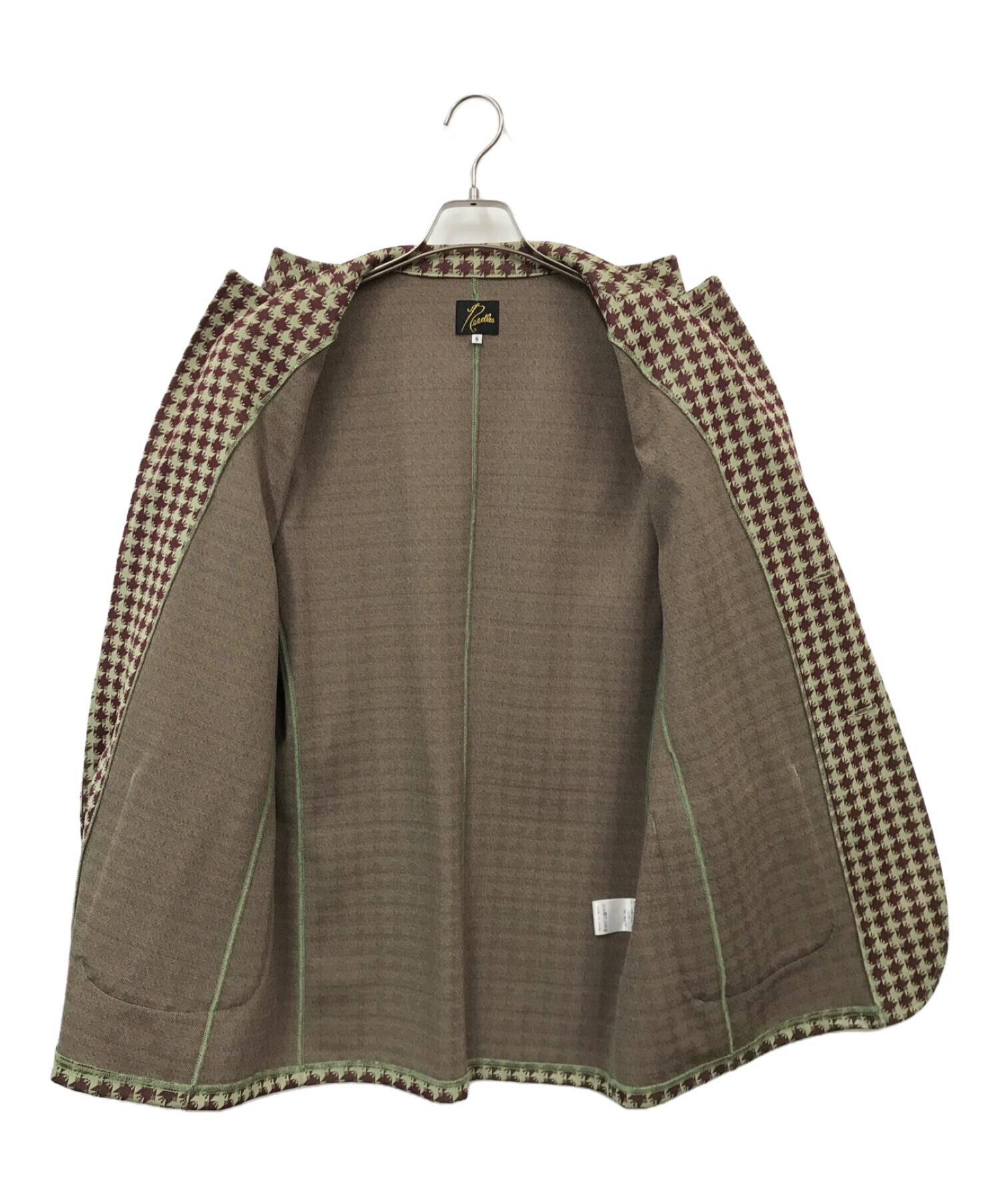 中古・古着通販】Needles (ニードルズ) 2B Jacket-Poly Jq Arabesque
