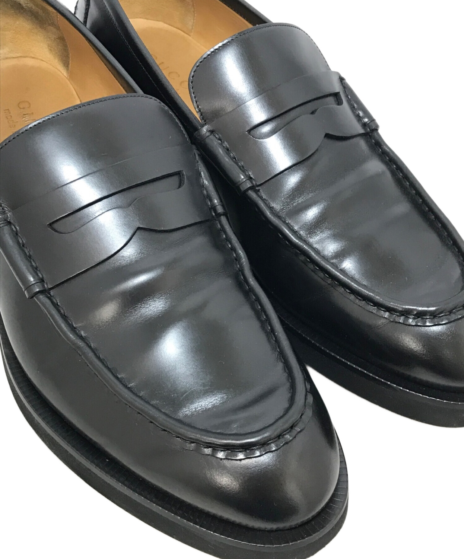 accocha.プロフ確認お願いします。 中古・古着通販】GUCCI (グッチ) ローファー ブラック サイズ:8.5