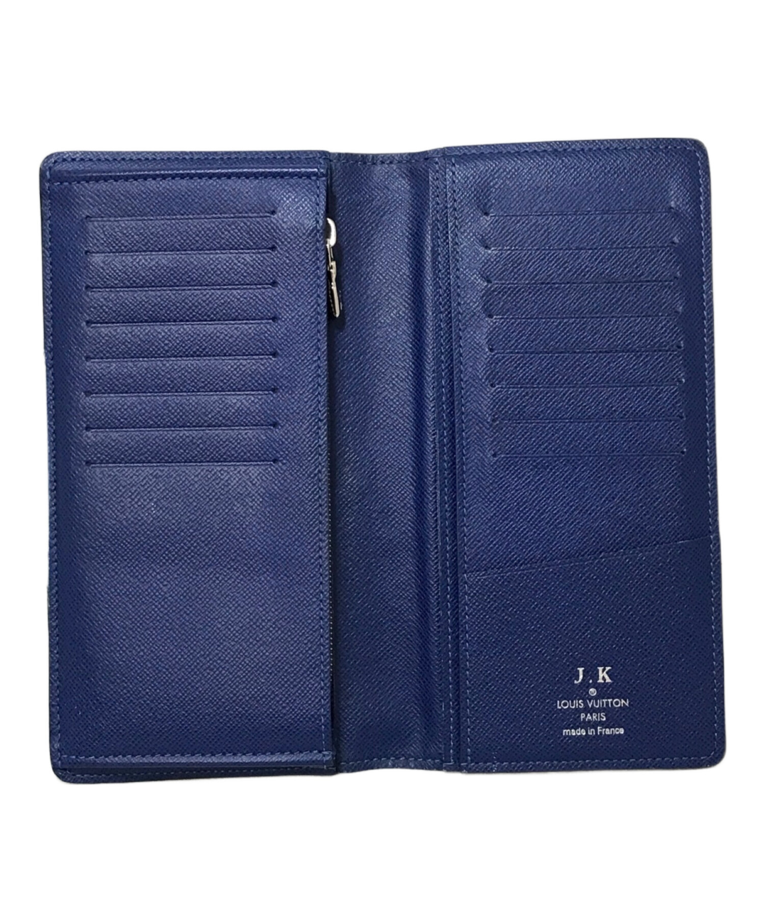 中古・古着通販】LOUIS VUITTON (ルイ ヴィトン) 2つ折り財布 ブルー 
