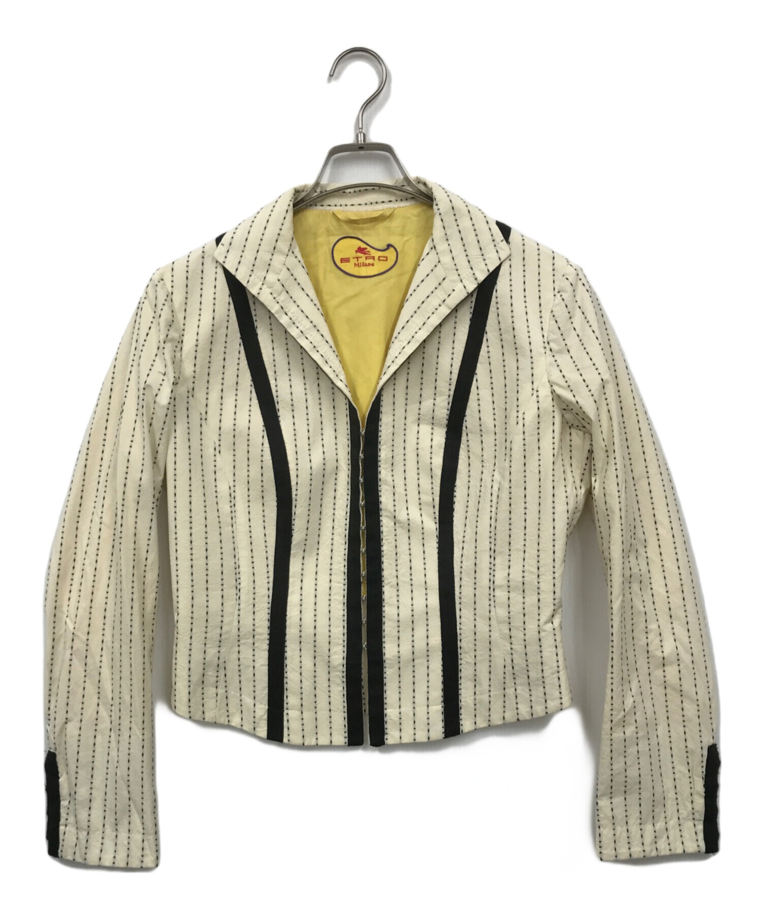 中古・古着通販】ETRO (エトロ) ジャケット ホワイト サイズ:44