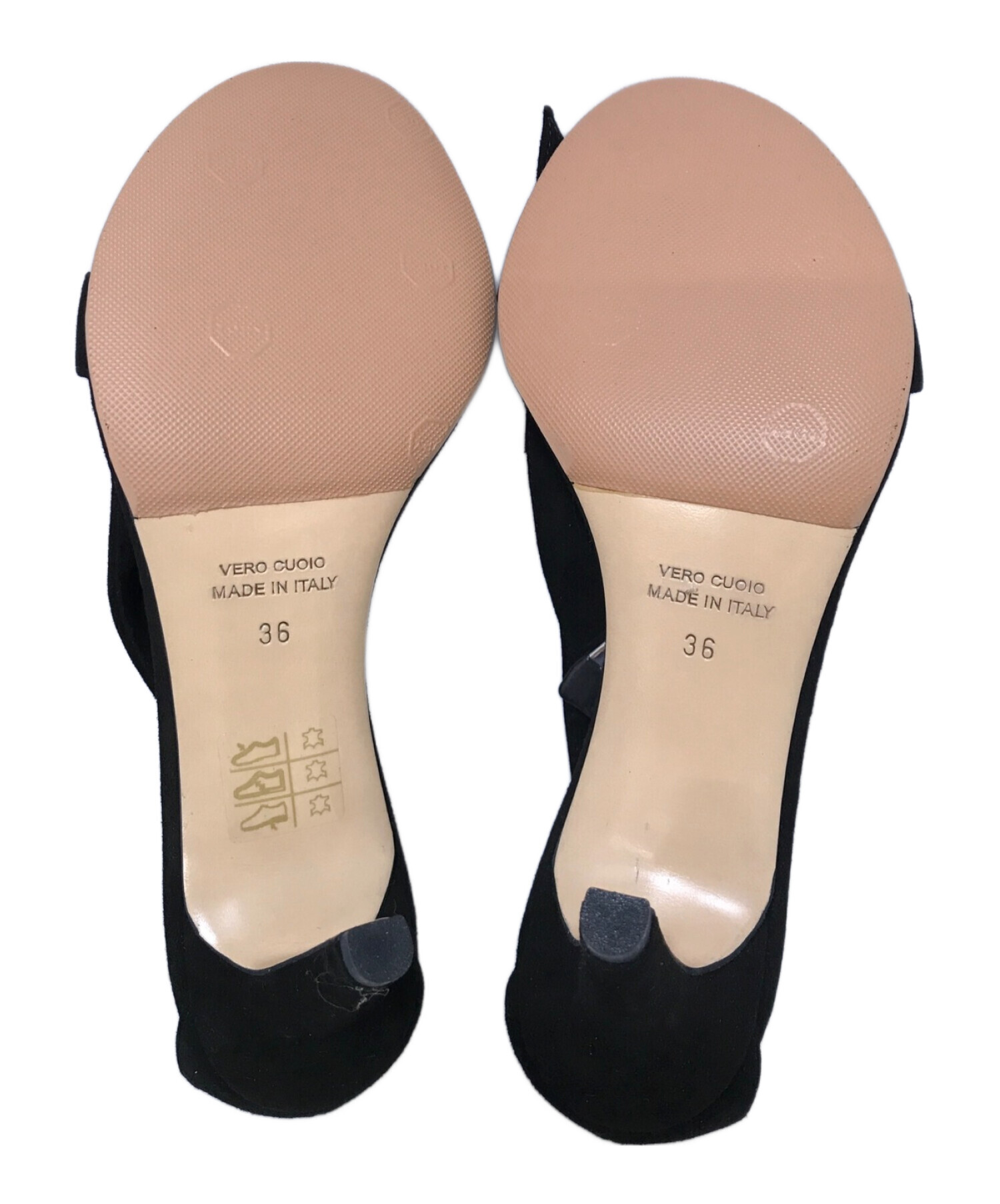 ネブローニ サンダル 36 NEBULONI アンクルゴムストラップサンダル 36