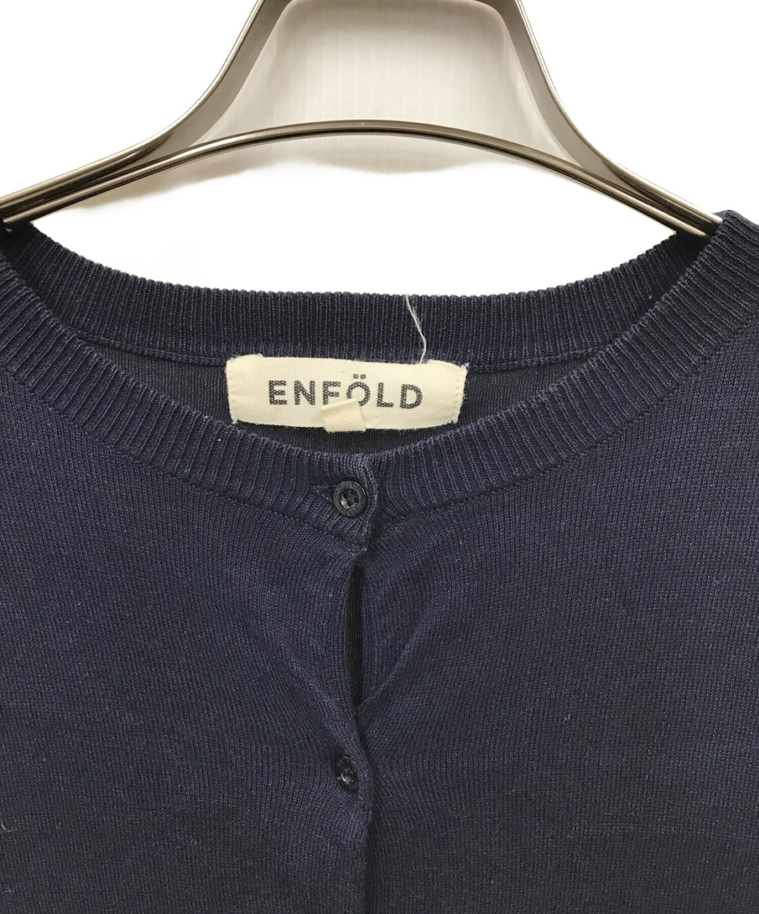 中古・古着通販】ENFOLD (エンフォルド) シルクコットンカーディガン