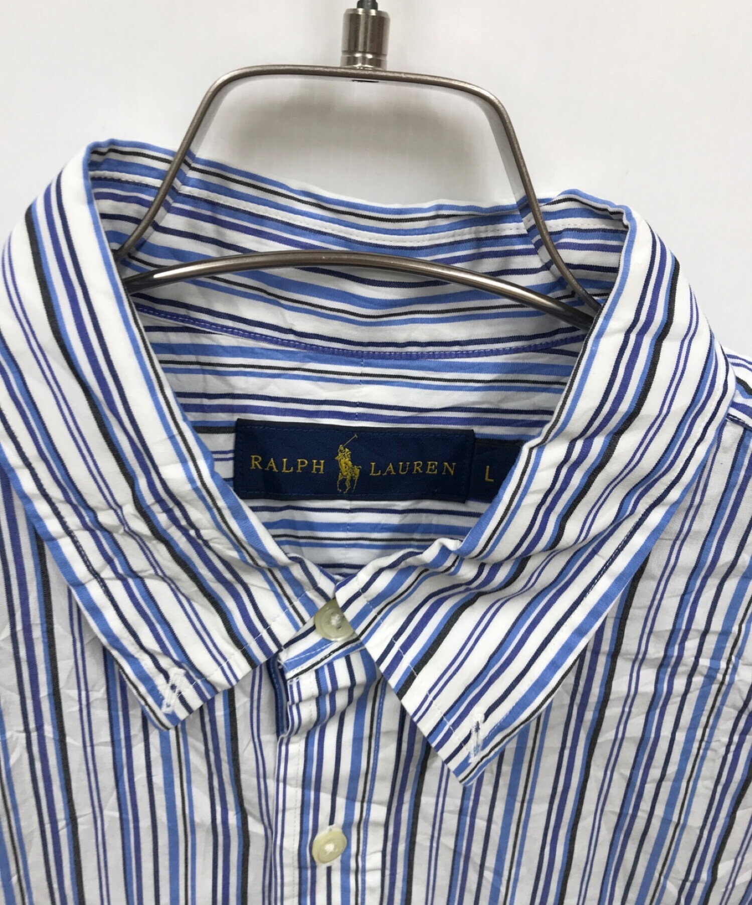 中古・古着通販】RALPH LAUREN (ラルフローレン) ストライプシャツ