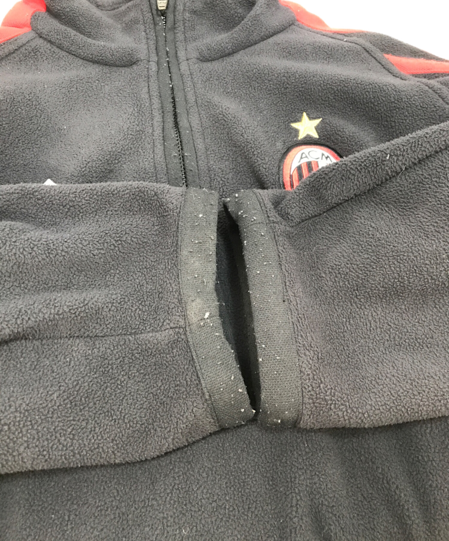 中古・古着通販】adidas (アディダス) フリースジャケット ブラック