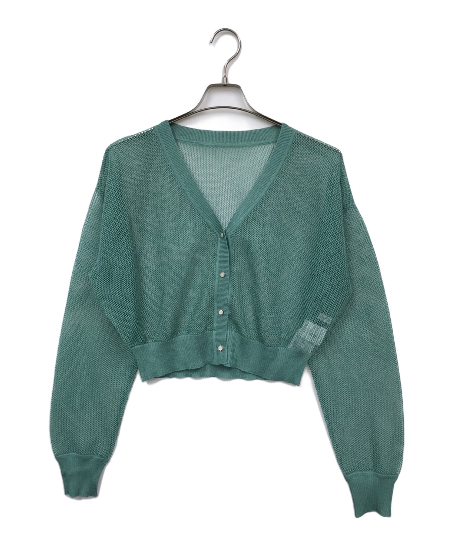 中古・古着通販】LOVELESS (ラブレス) カーディガン 黄緑 サイズ:36 未 