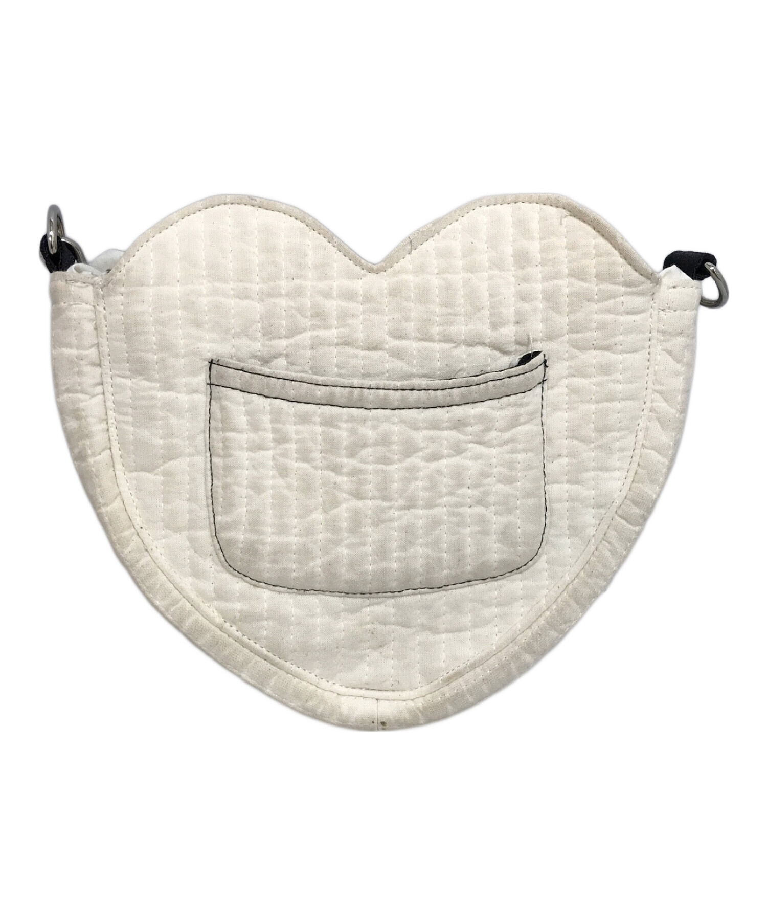 中古・古着通販】Gypsohila (ジプソフィア) ハートバッグ ホワイト