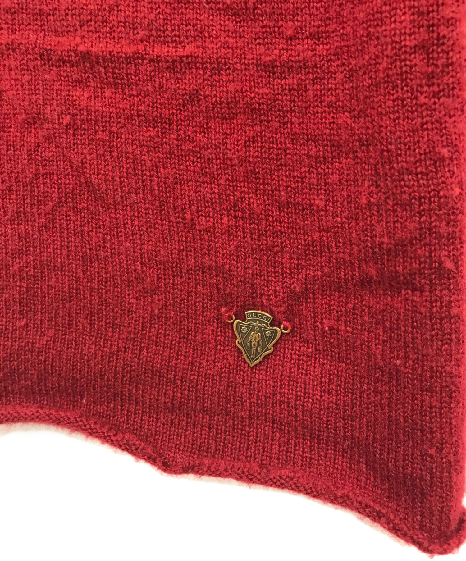 中古・古着通販】GUCCI (グッチ) カシミヤニット レッド サイズ:L