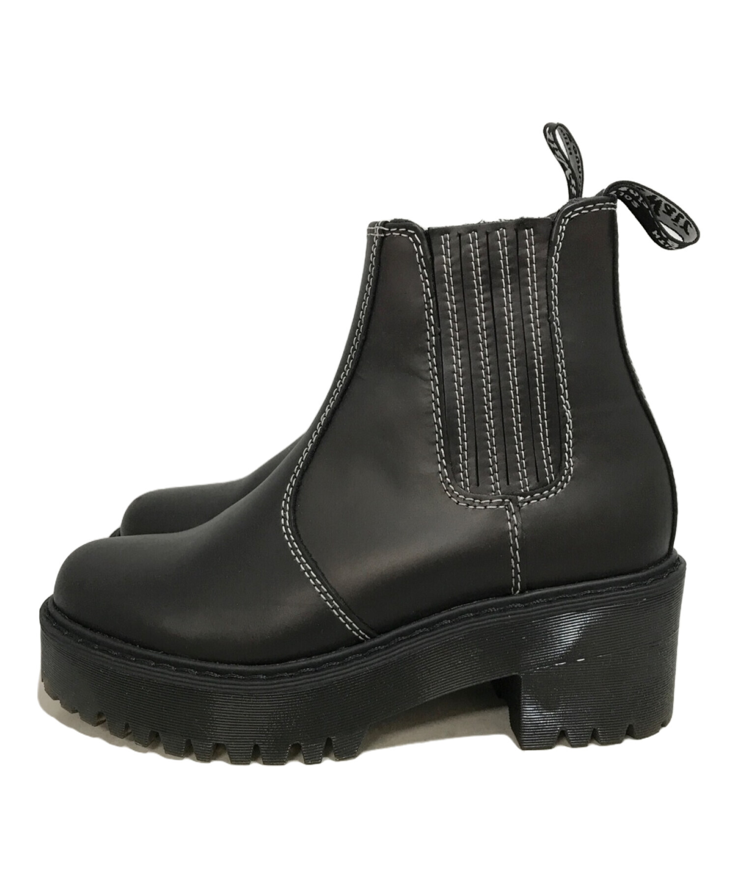 【K.】ドクターマーチン　チェルシーブーツ　黒　UK7 26cm ドクターマーチン Dr.Martens 2976 W チェルシーブーツ