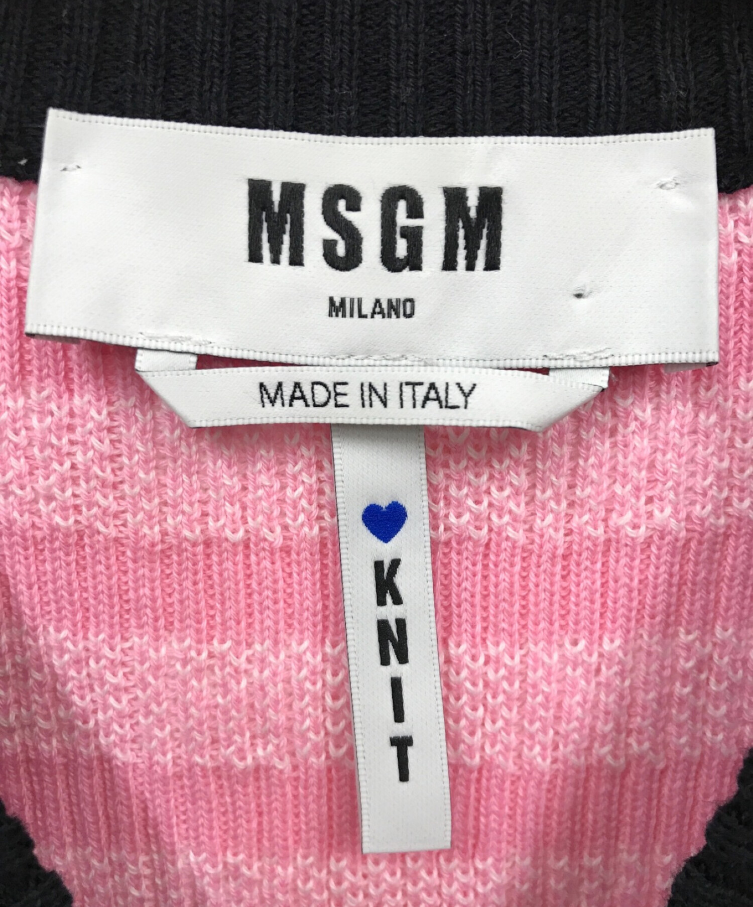 中古・古着通販】MSGM (エムエスジーエム) ニット ピンク サイズ:S