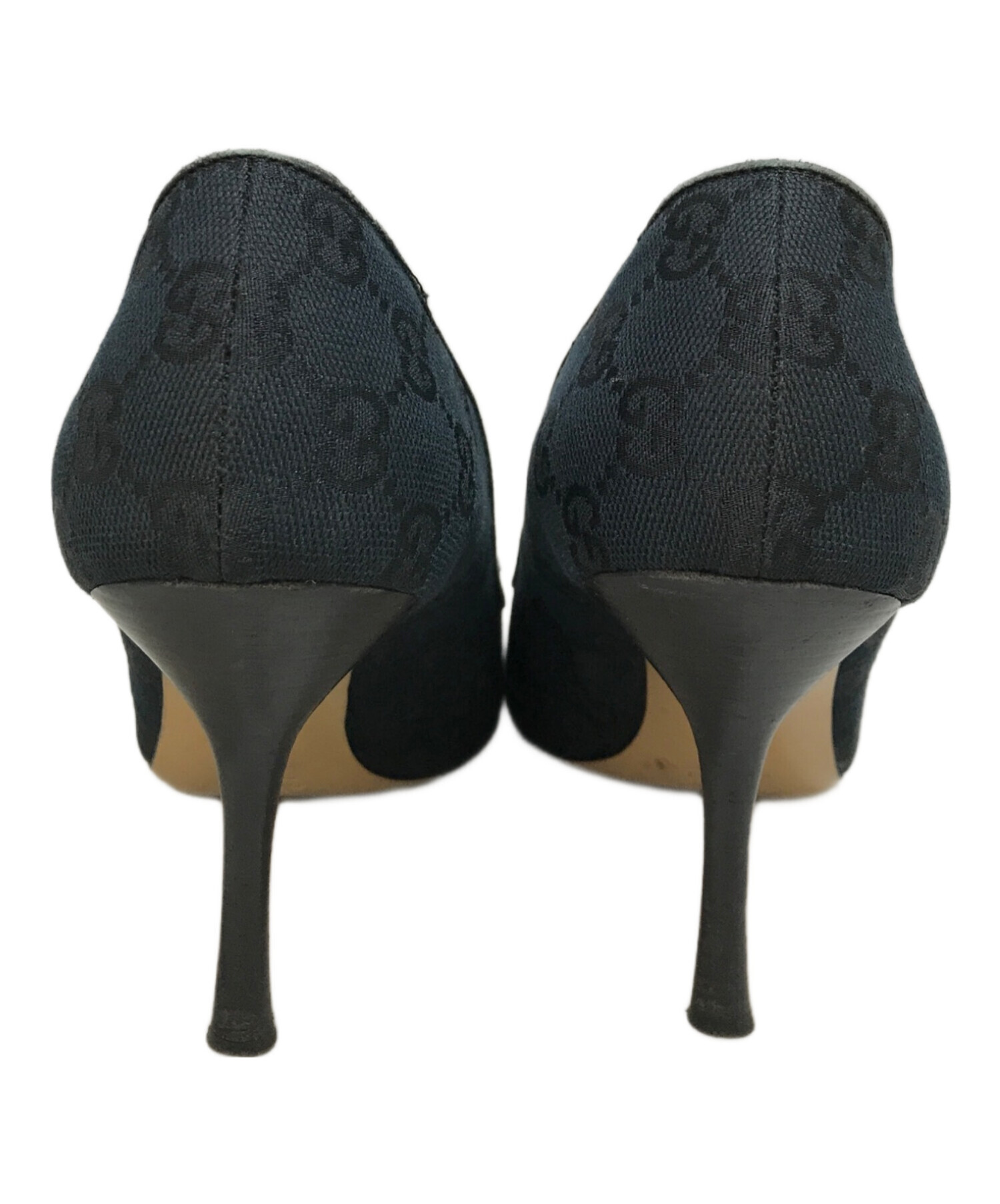 中古・古着通販】GUCCI (グッチ) GGキャンバスハイヒールパンプス