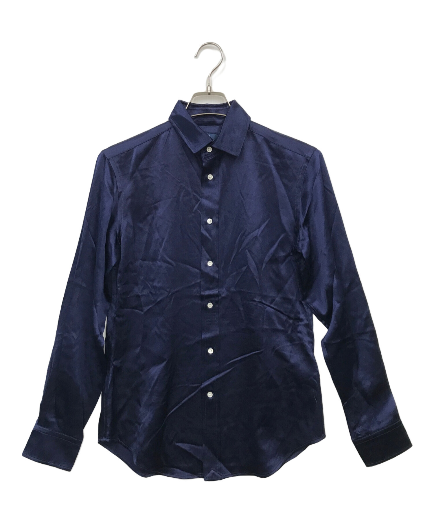 中古・古着通販】POLO (ポロ) シルクシャツ パープル サイズ:4 未使用 
