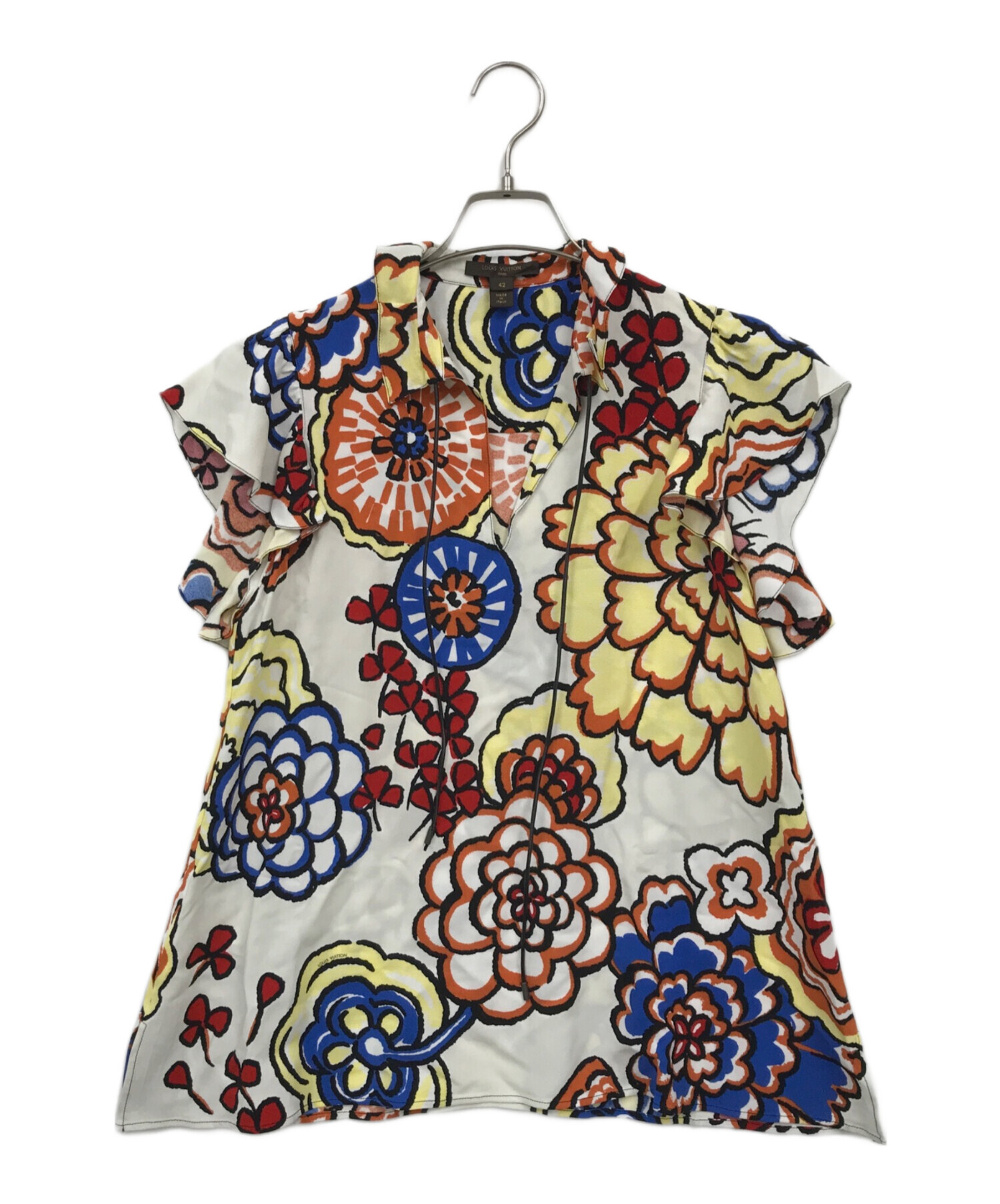 Louis Vuitton ロゴプリント ブラウス 中古・古着通販】LOUIS VUITTON (ルイ ヴィトン) イラストプリント