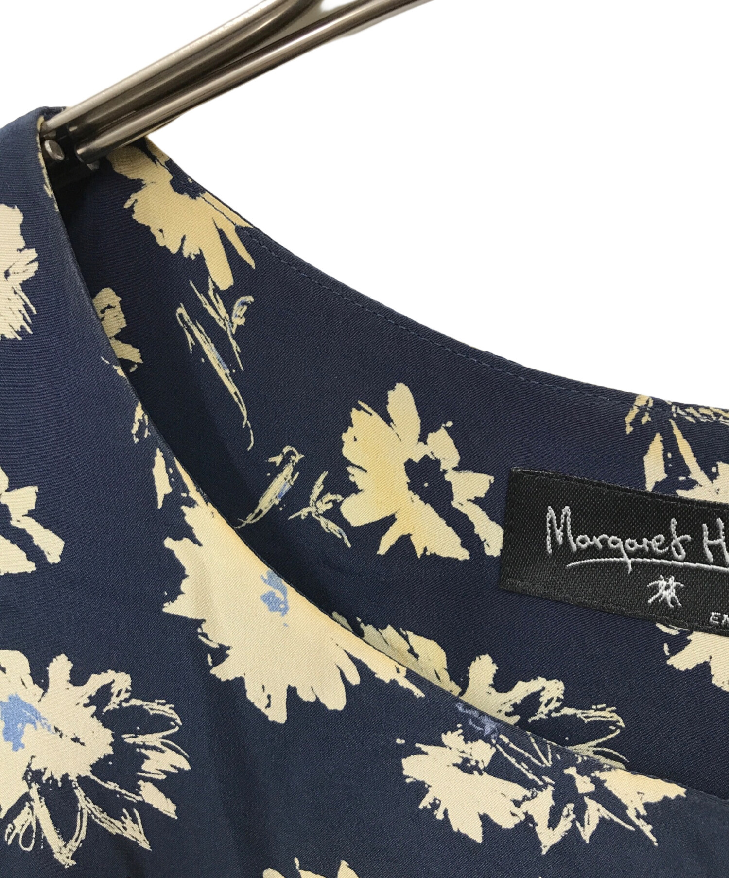 最終値下げ　MARGARET HOWELL ノースリーブワンピース ネイビー美品 中古・古着通販】MARGARET HOWELL (マーガレットハウエル