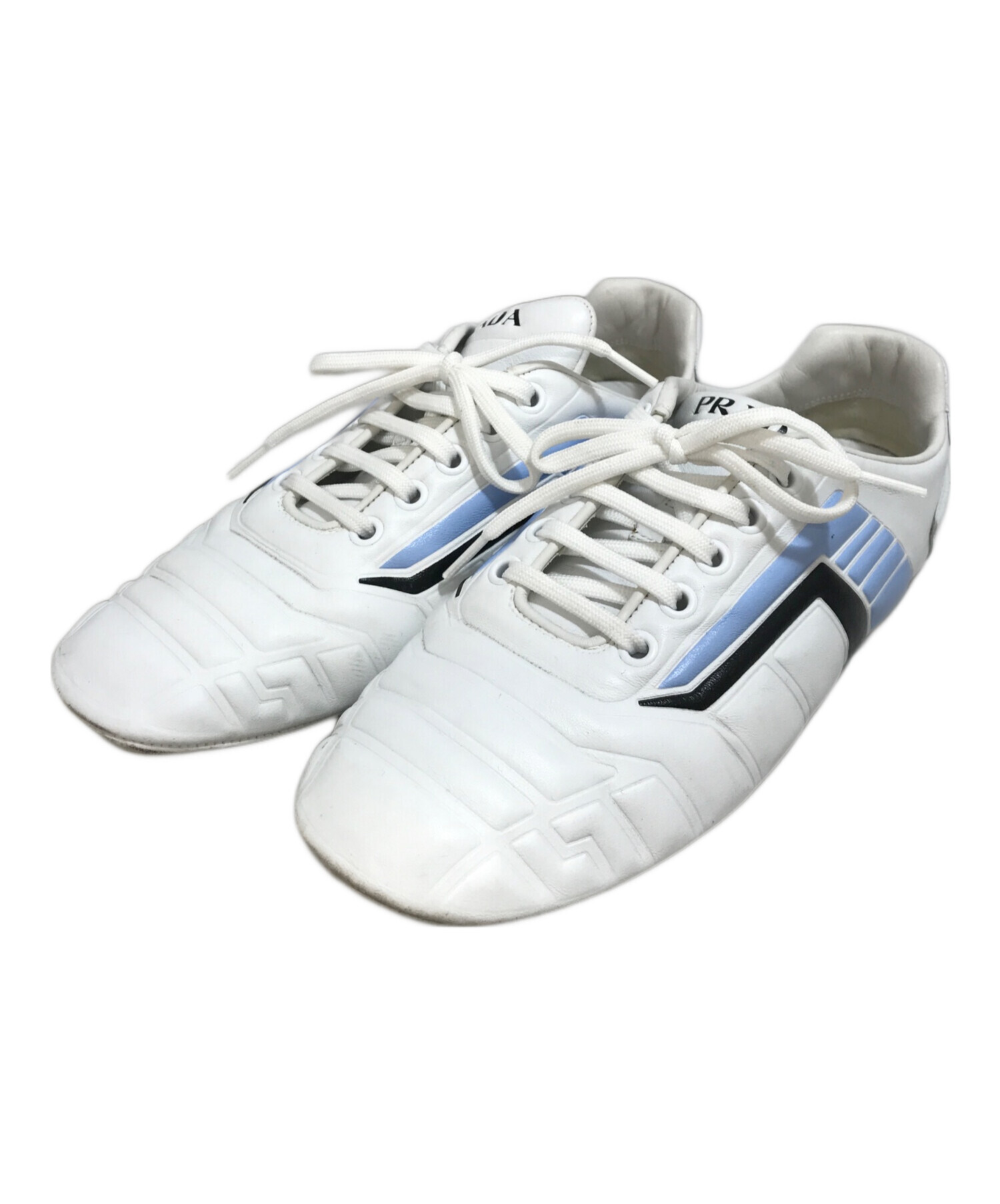 中古・古着通販】PRADA (プラダ) ドライビングシューズ ホワイト