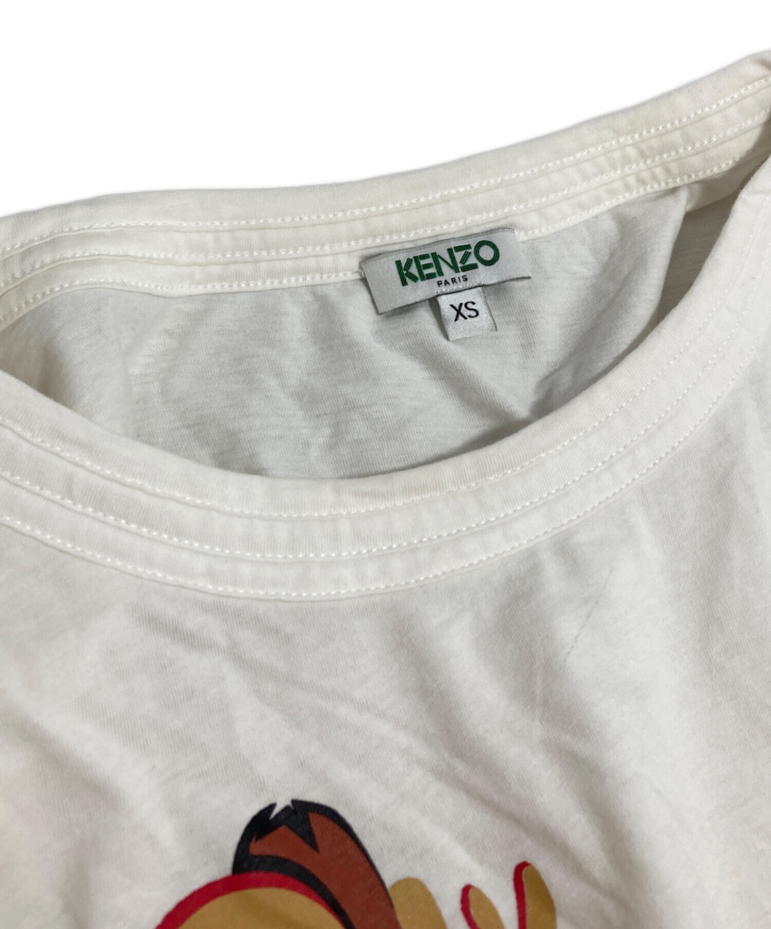 中古・古着通販】KENZO (ケンゾー) Tシャツ ホワイト サイズ:XS 