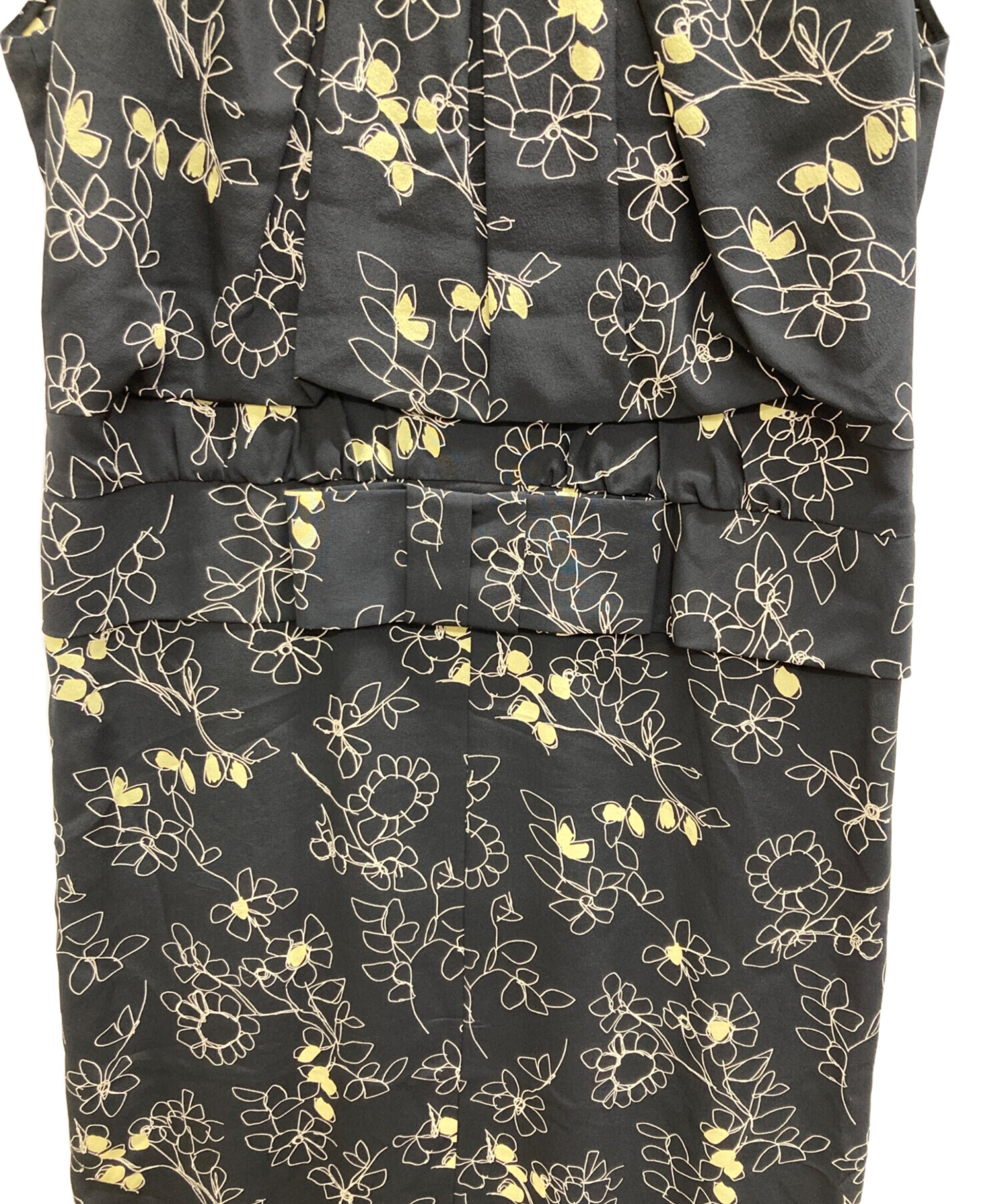 中古・古着通販】MARNI (マルニ) ノースリーブワンピース ブラック 