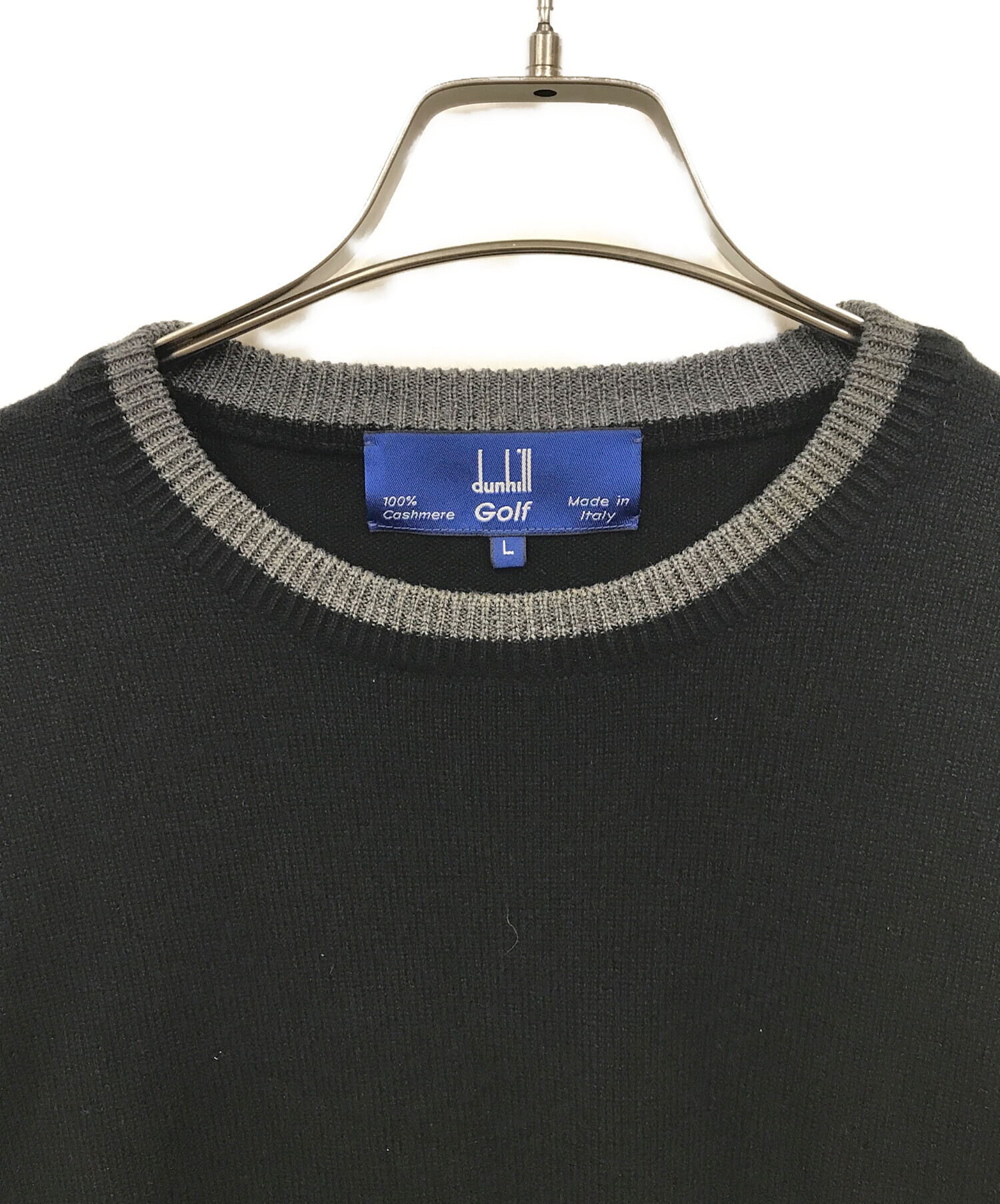 中古・古着通販】dunhill (ダンヒル) カシミヤニット ブラック サイズ