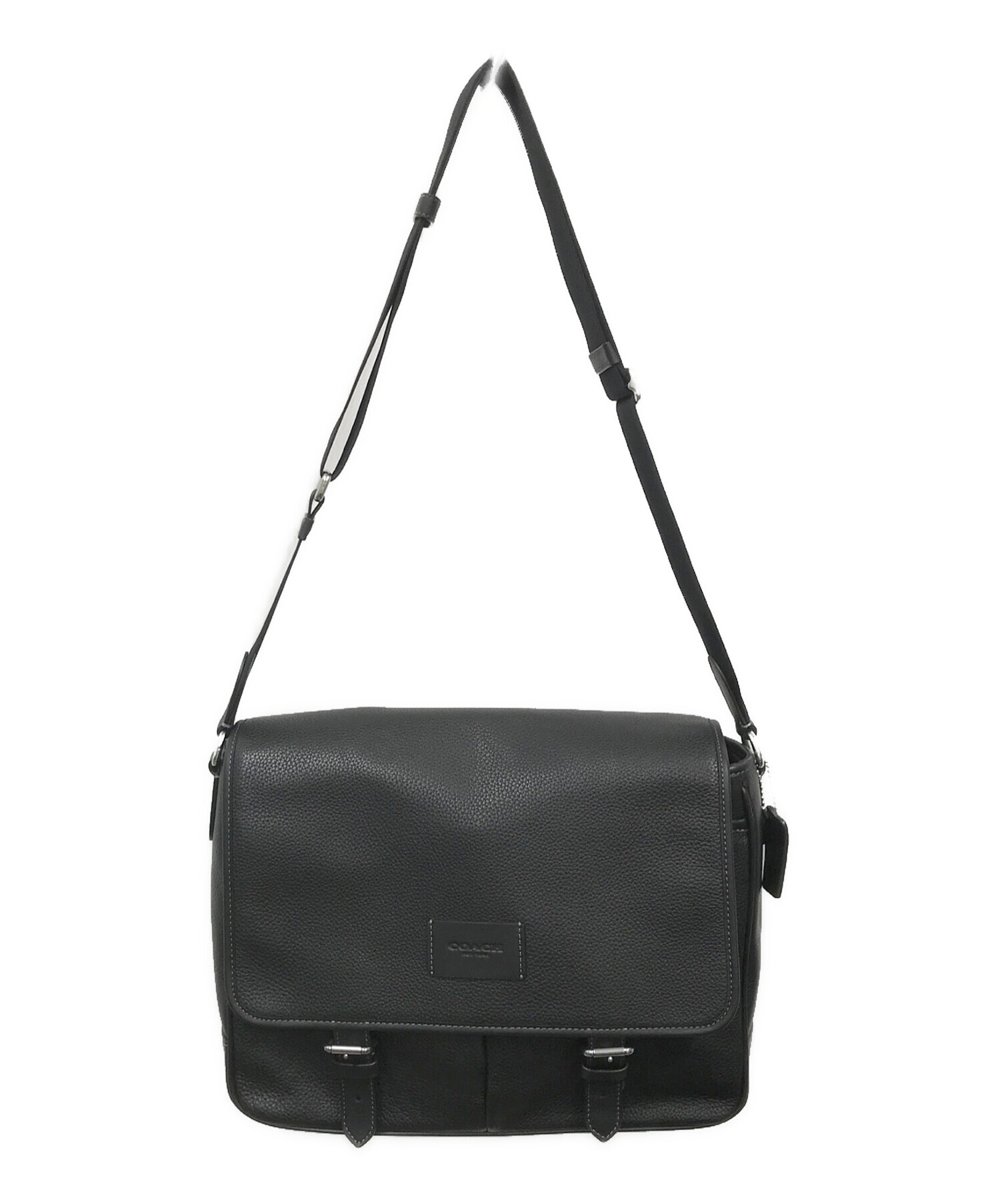 中古・古着通販】COACH (コーチ) スプリント メッセンジャー ブラック