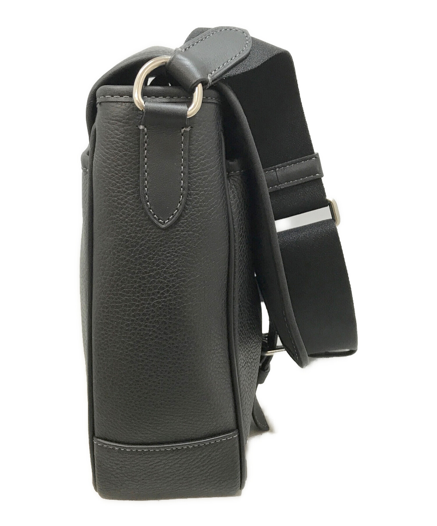 未使用保管品/現行✨コーチ メッセンジャーバッグ スプリント A4 ブラック 美品 コーチ スプリント メッセンジャー A4収納可 レザー 斜め掛け