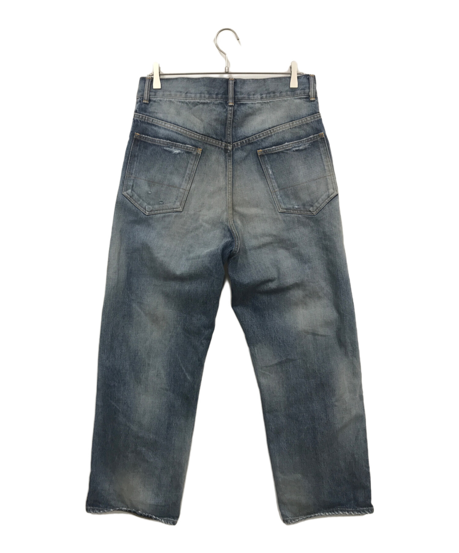 ancellm アンセルム ダメージ加工 デニム サイズ2 中古・古着通販】ANCELLM (アンセルム) ダメージ加工デニムパンツ