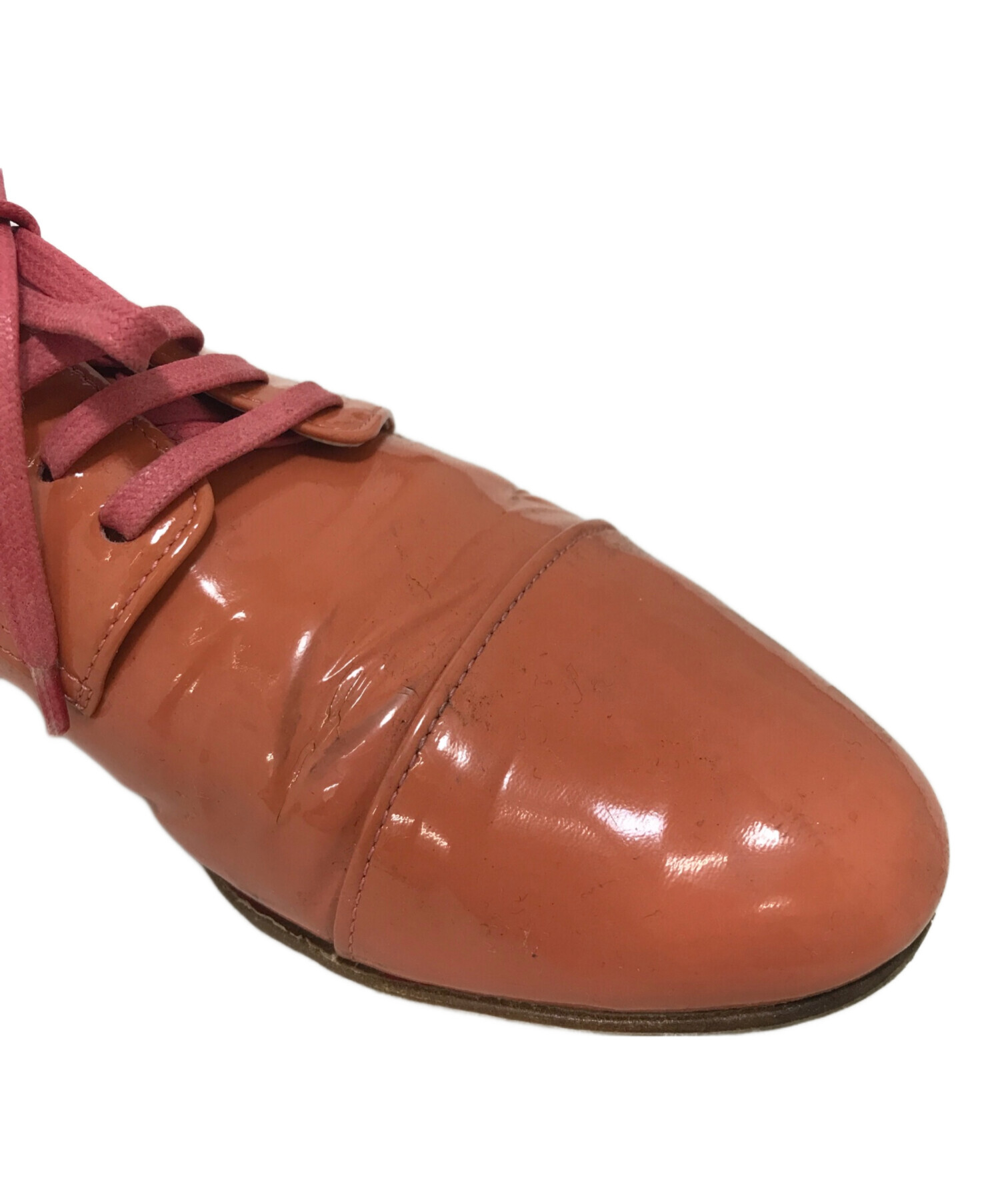 中古・古着通販】MIU MIU (ミュウミュウ) ビジューソールエナメル