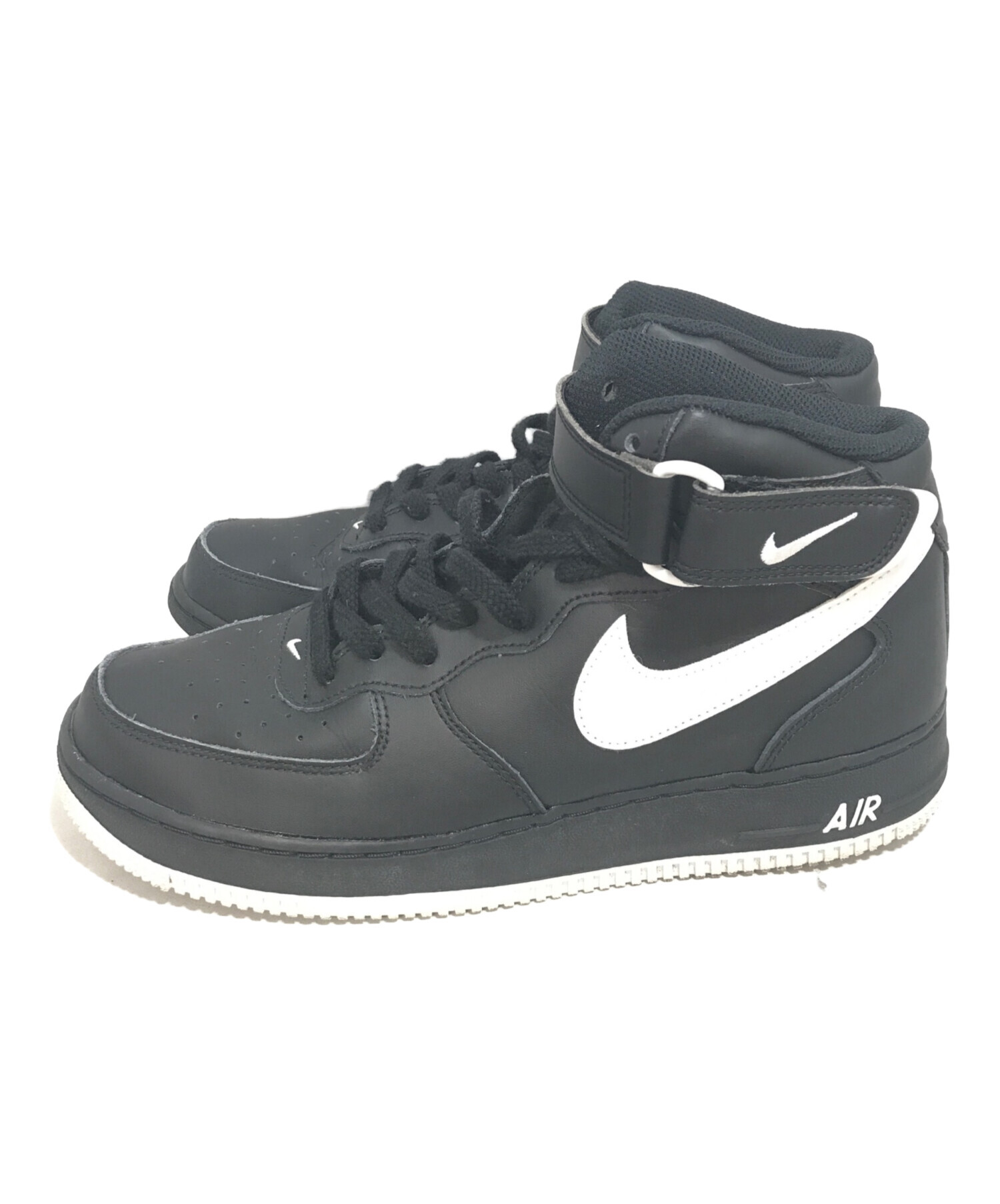 中古・古着通販】NIKE (ナイキ) ミドルカットスニーカー ブラック 