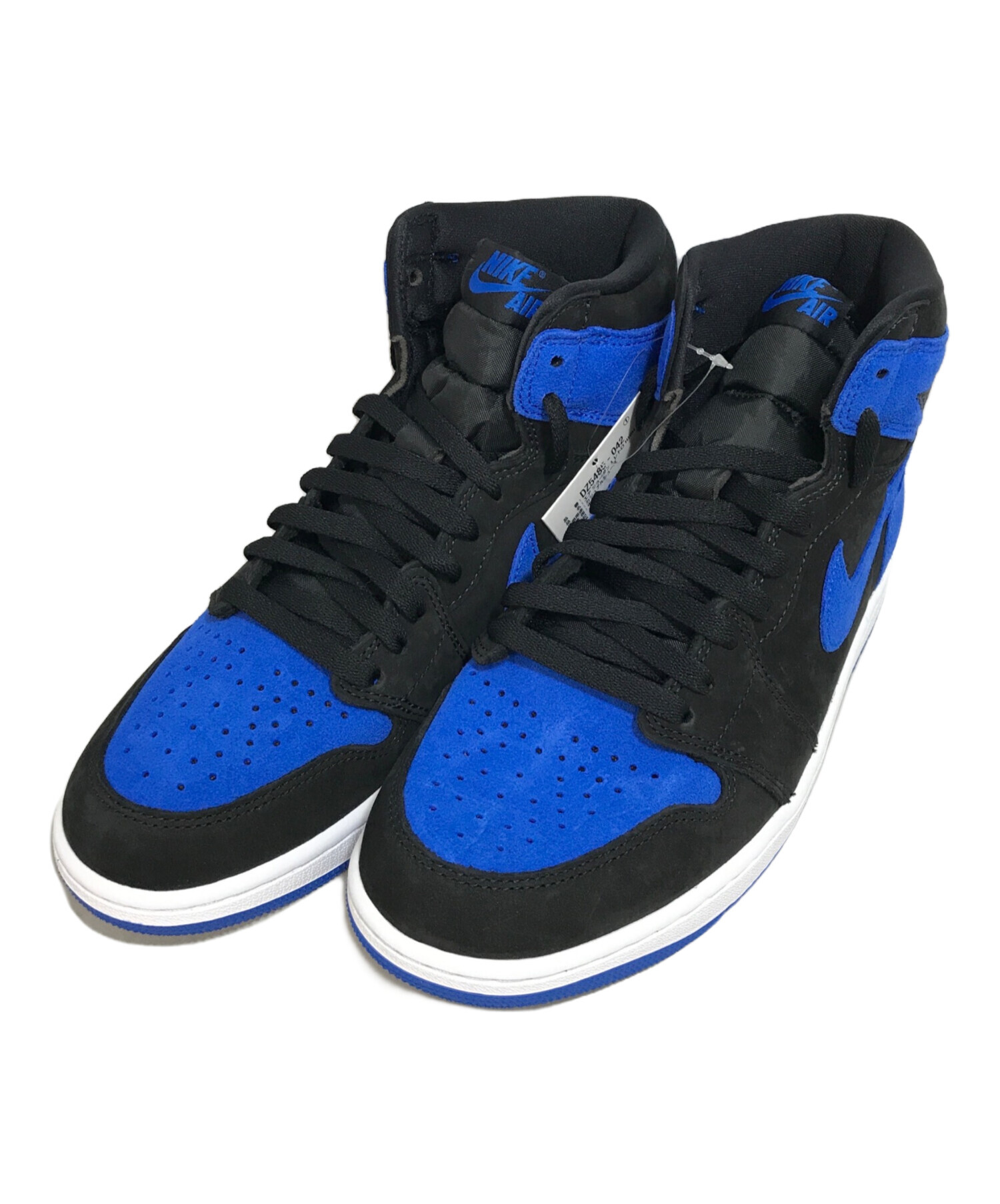 中古・古着通販】NIKE (ナイキ) ハイカットスニーカー ブルー×ブラック 