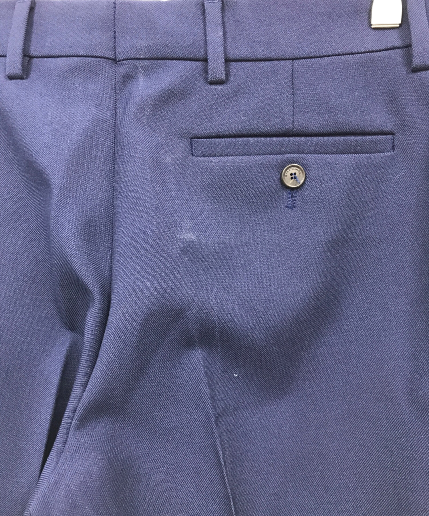 中古・古着通販】BALENCIAGA (バレンシアガ) BB刺繍スラックス 