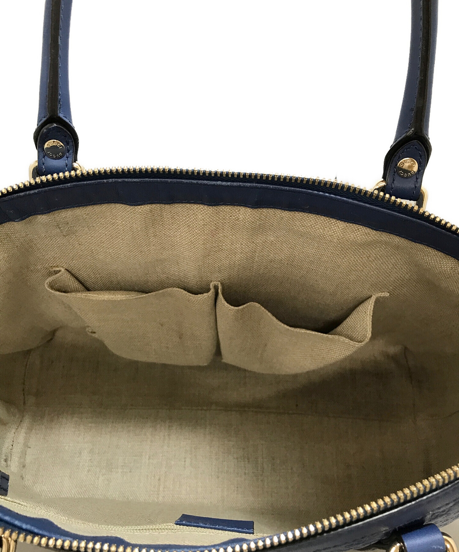 中古・古着通販】GUCCI (グッチ) マイクログッチシマレザー2wayバッグ