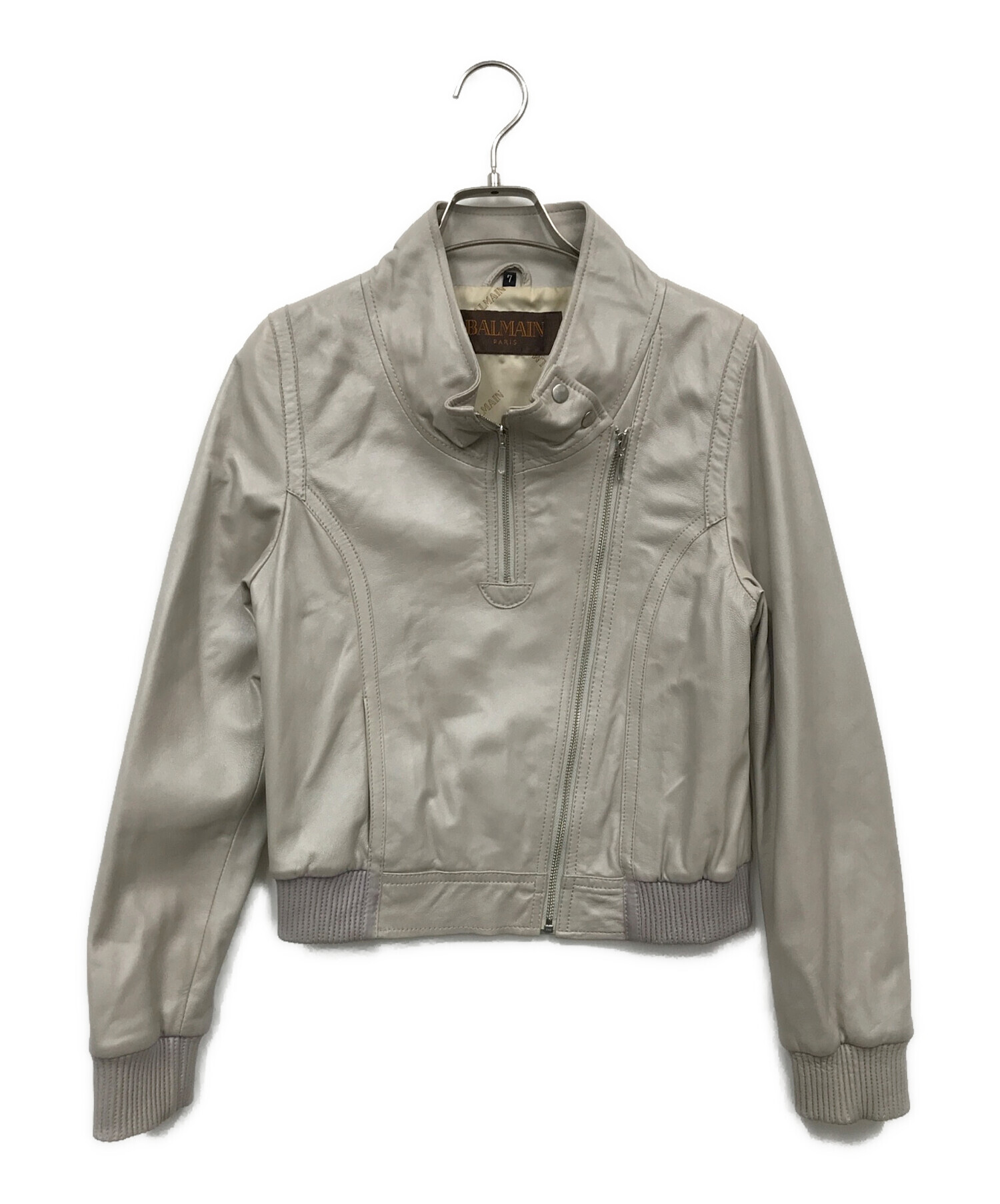 中古・古着通販】BALMAIN (バルマン) ラムレザーダブル