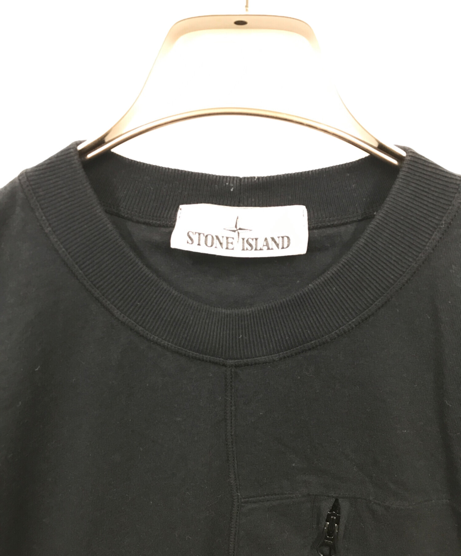 中古・古着通販】STONE ISLAND (ストーンアイランド) ジップポケットT 